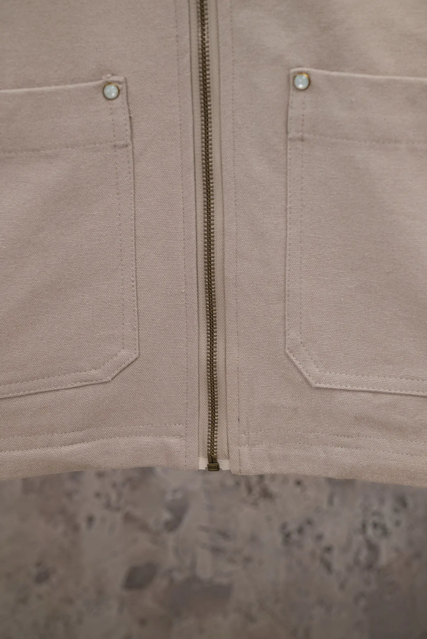 Embroidered Canvas Workwear Jacket D23021079 — view 9