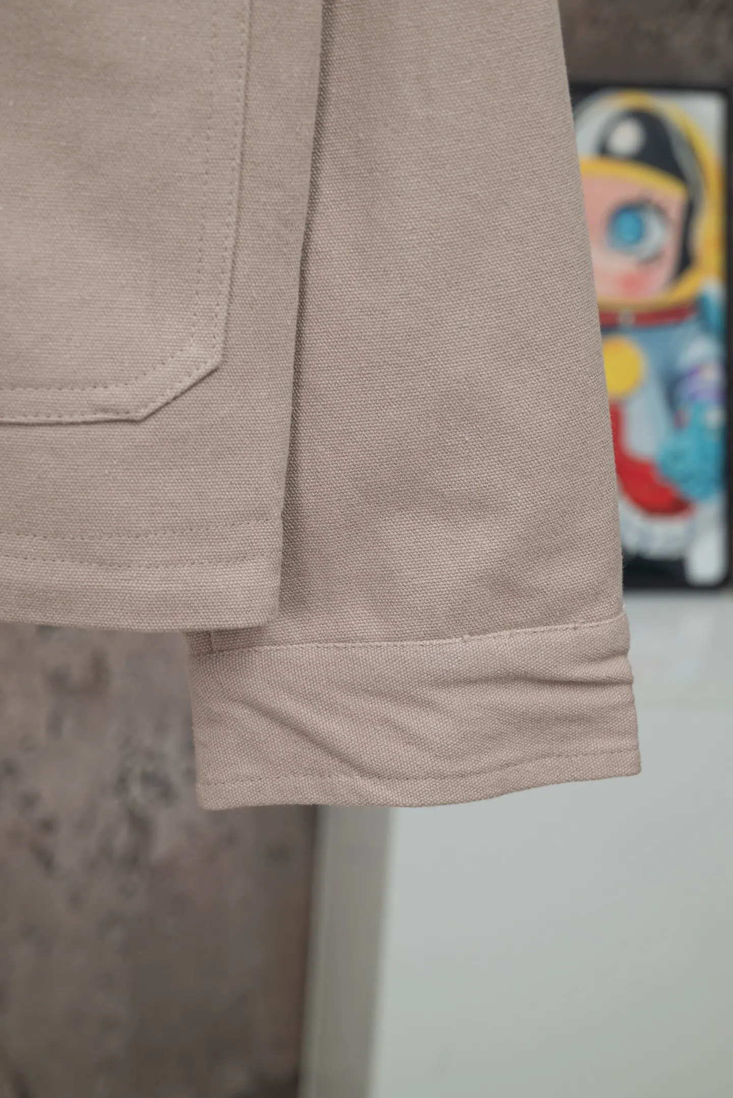 Embroidered Canvas Workwear Jacket D23021079 — view 11