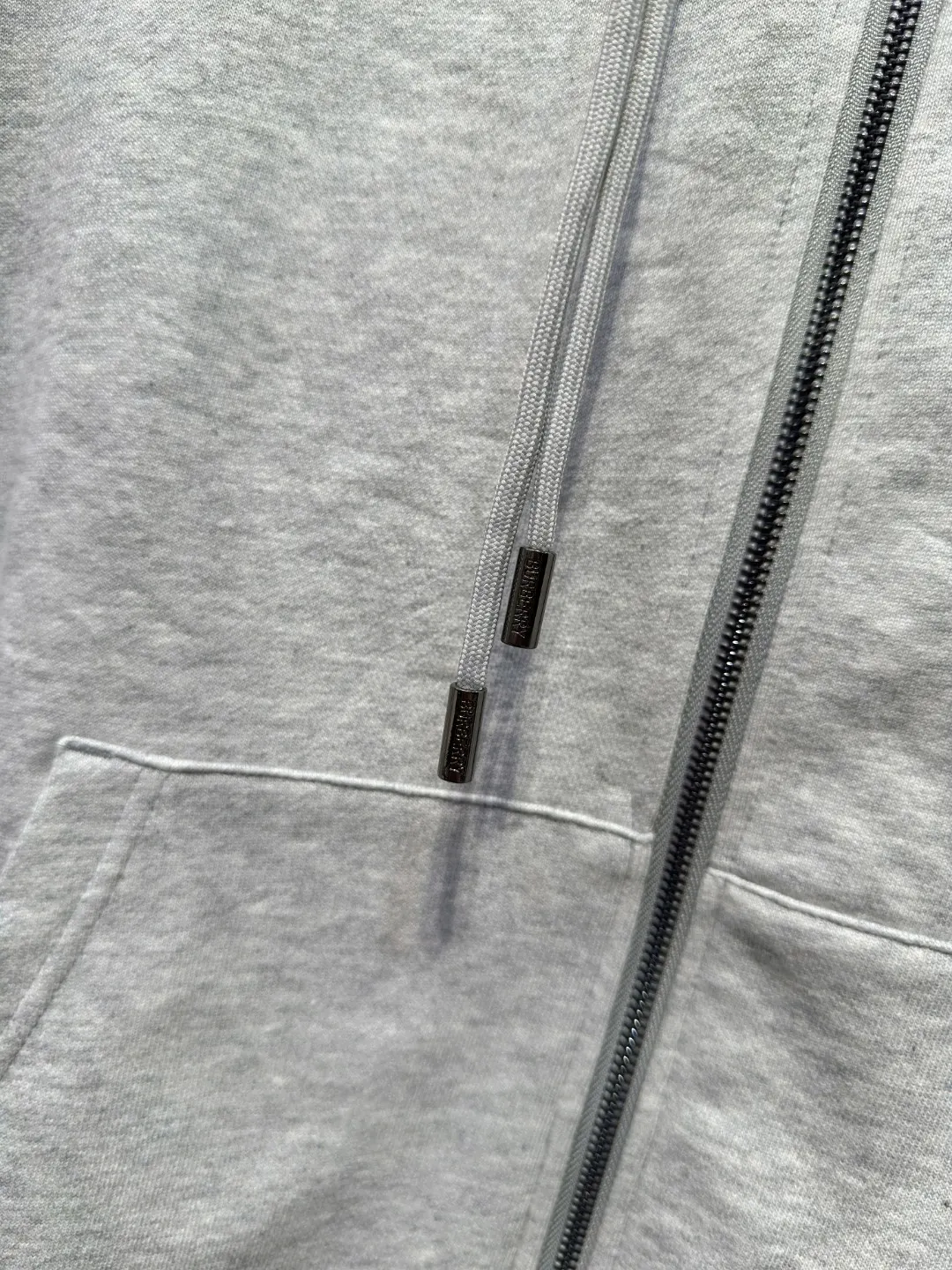 Vintage Check Panel Zip-Up Hoodie D23521020 — view 11