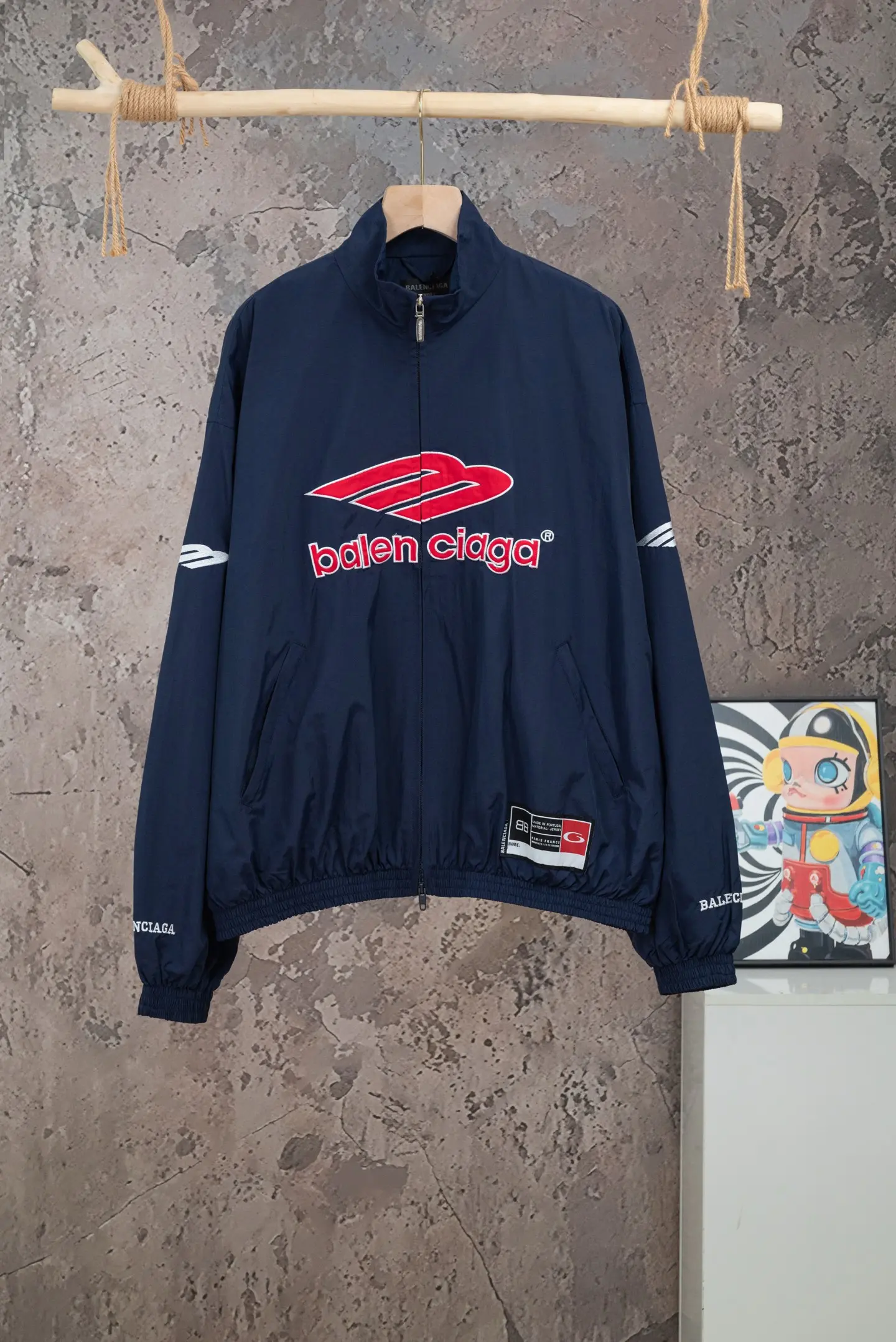 Embroidered Logo Waterproof Track Jacket D24021083