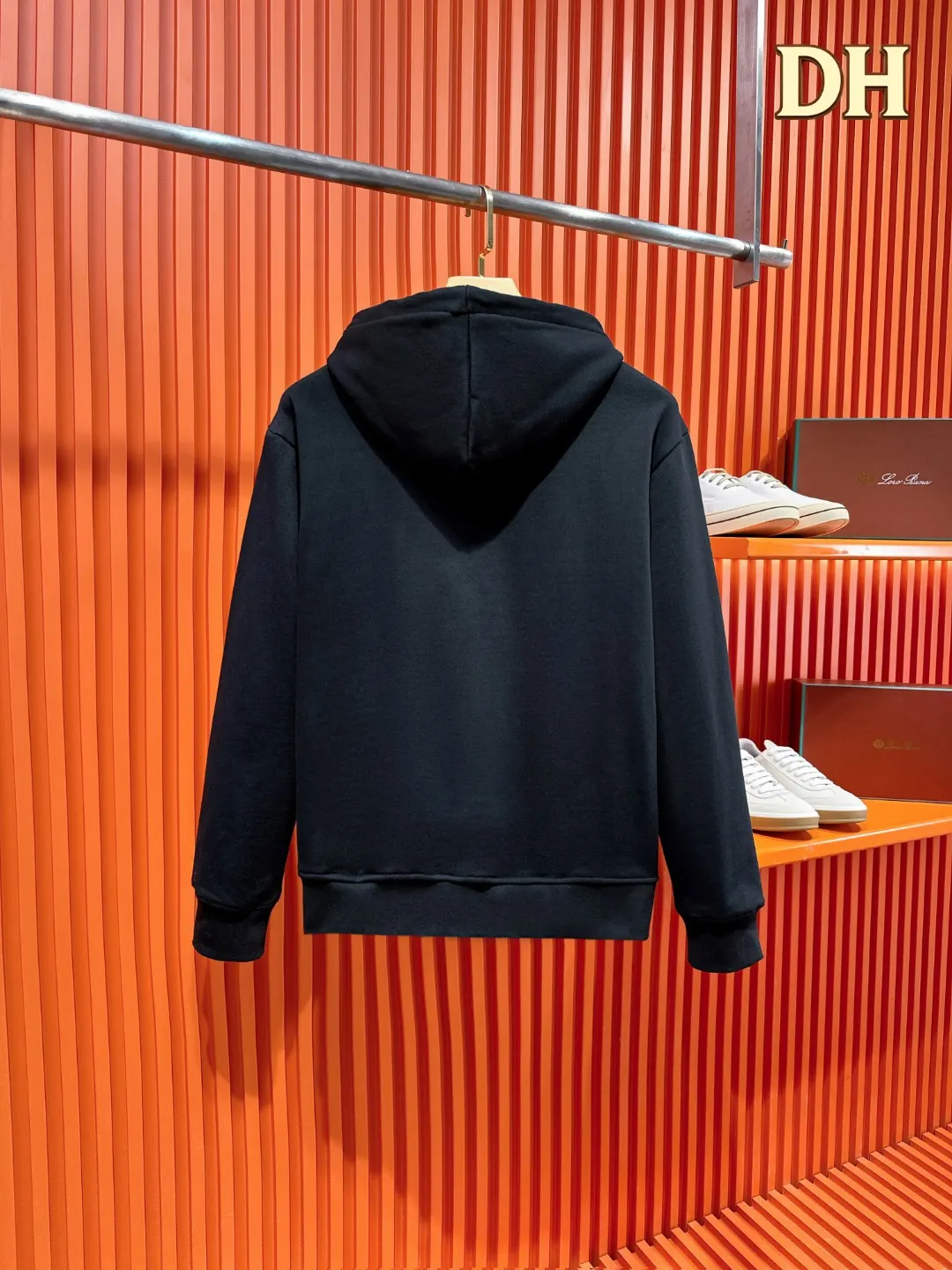 Anagram Logo Embroidered Zip-Up Hoodie D24521014 — view 2