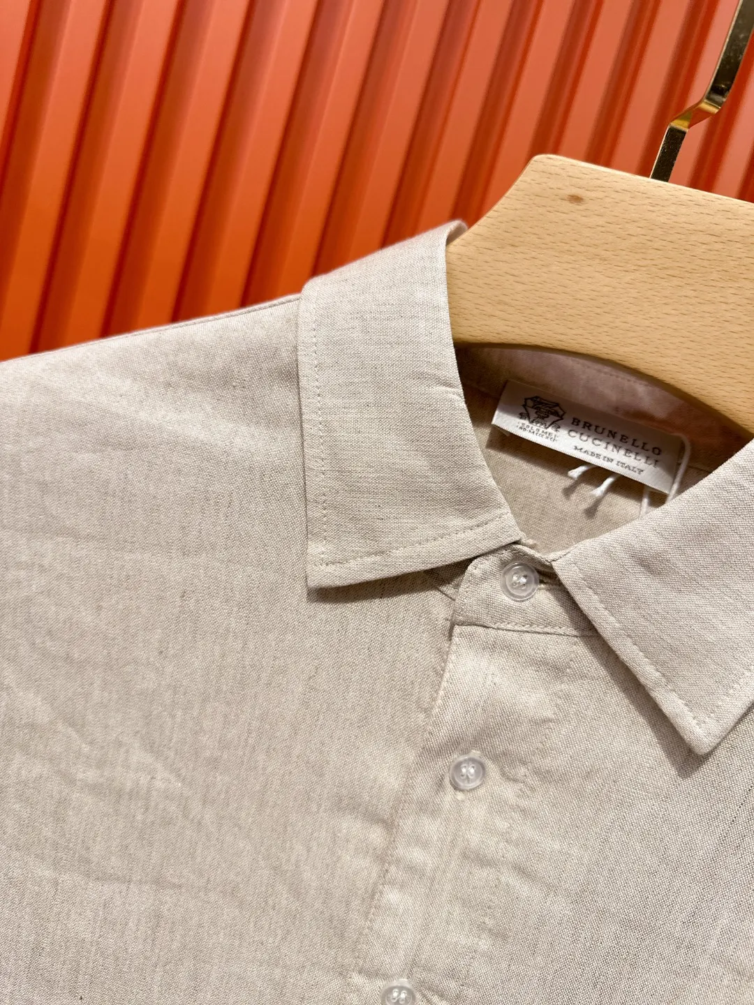 Embroidered Tencel-Linen Shirt and Trousers Set D41021017 — view 13
