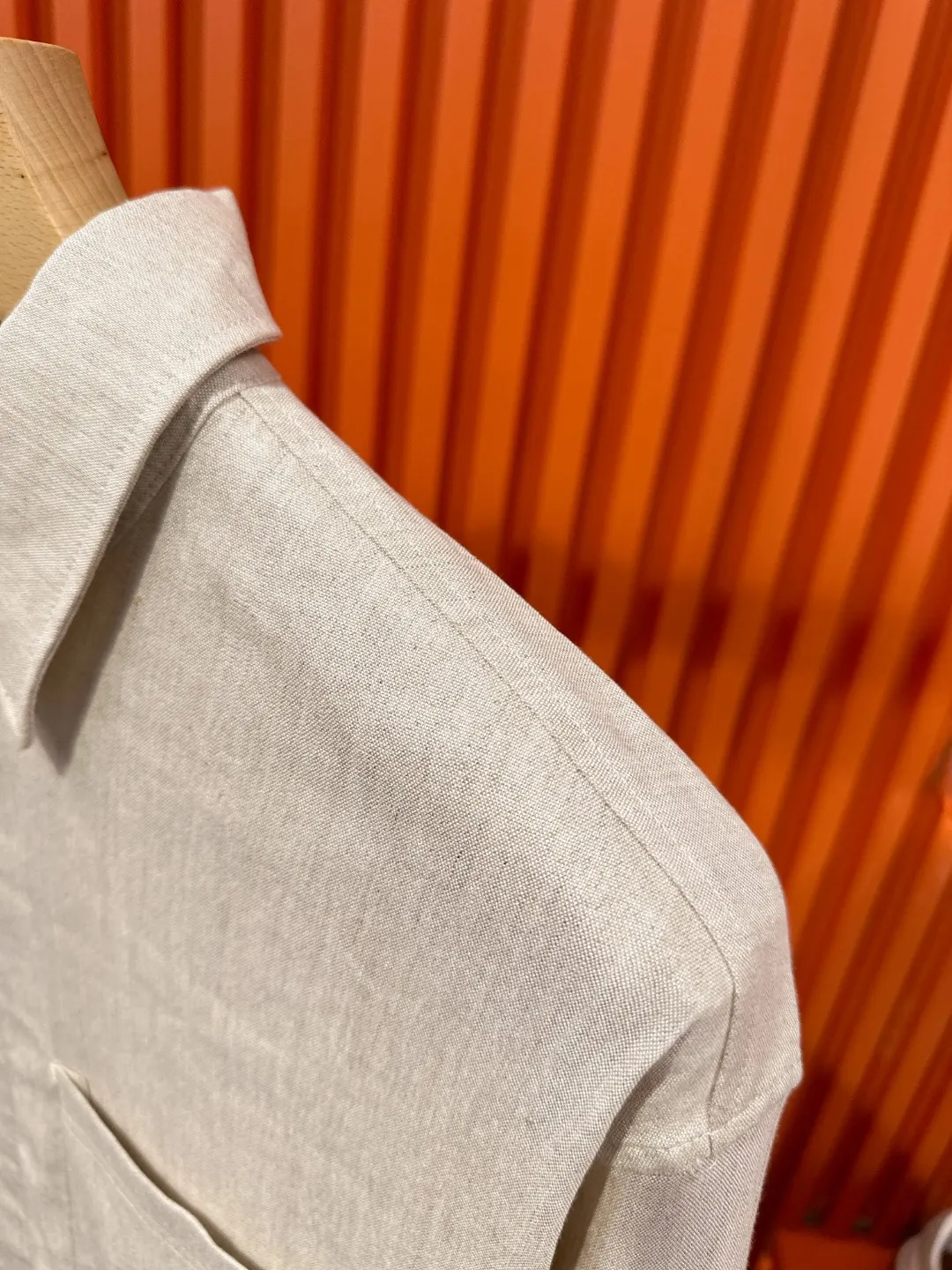 Embroidered Tencel-Linen Shirt and Trousers Set D41021017 — view 14