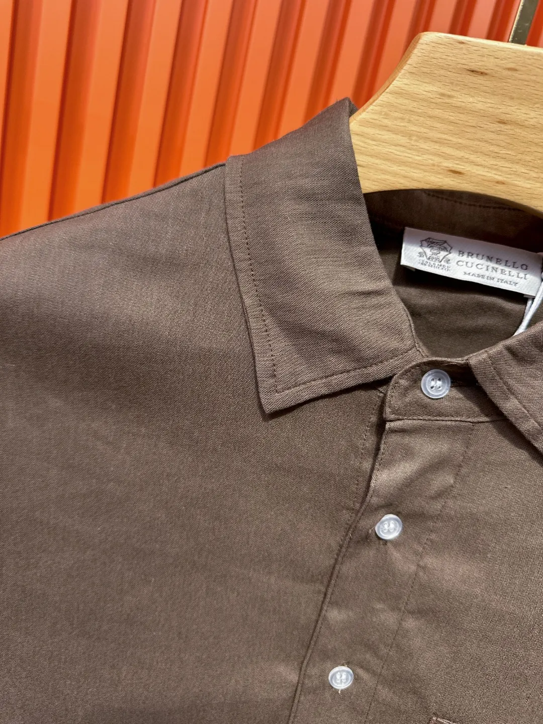 Embroidered Tencel-Linen Shirt and Trousers Set D41021018 — view 12