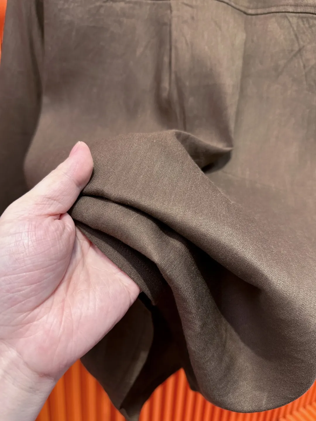 Embroidered Tencel-Linen Shirt and Trousers Set D41021018 — view 16