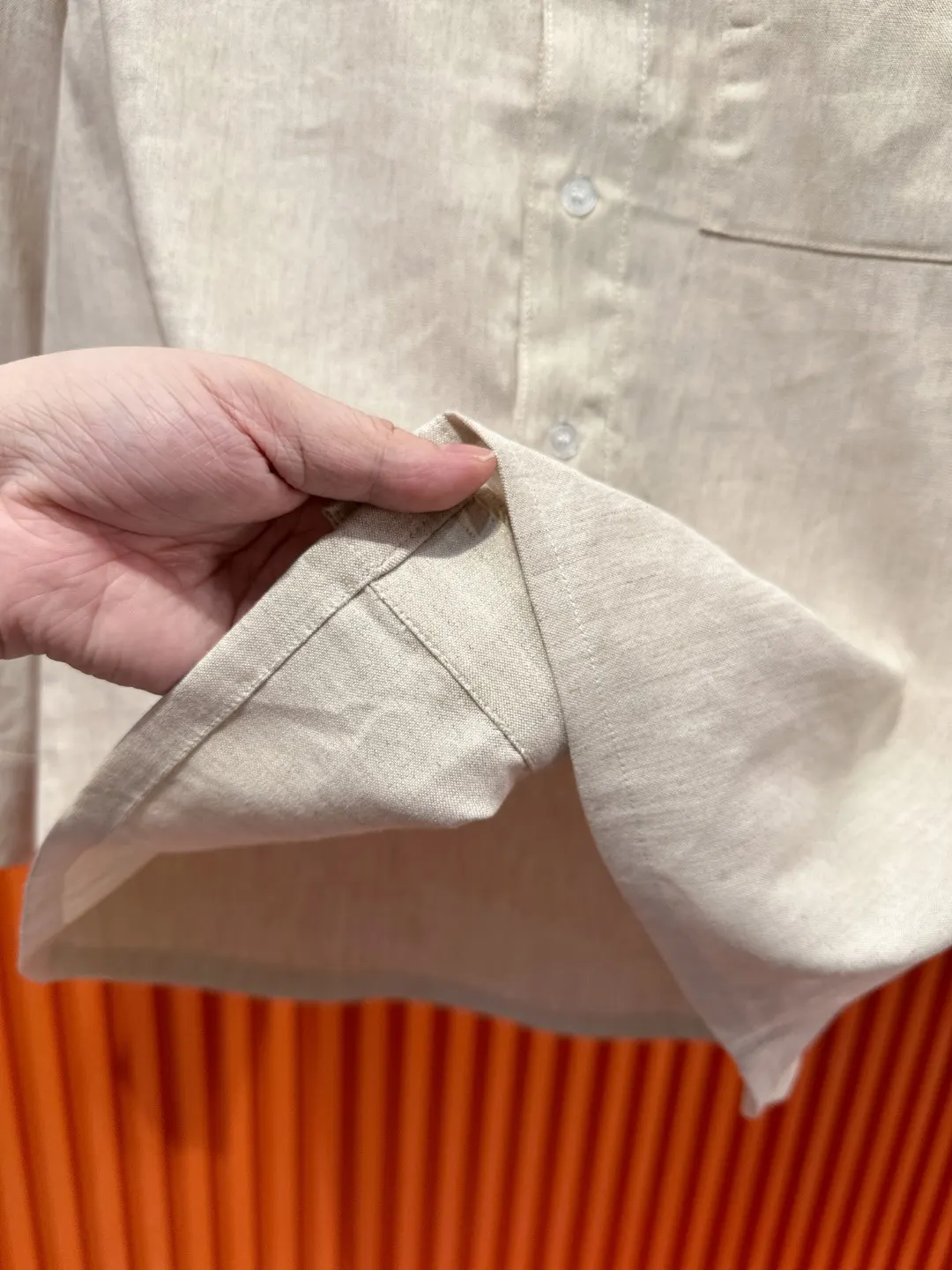 Linen and Tencel Blend Shirt and Trousers Set D41021015 — view 10