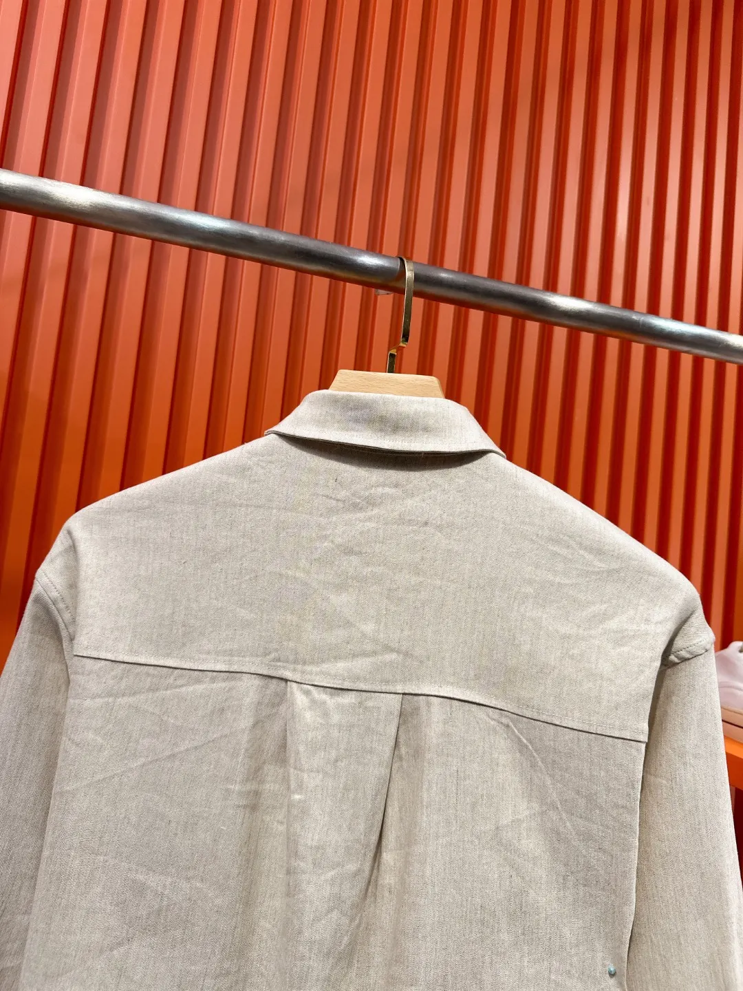 Linen and Tencel Blend Shirt and Trousers Set D41021015 — view 13