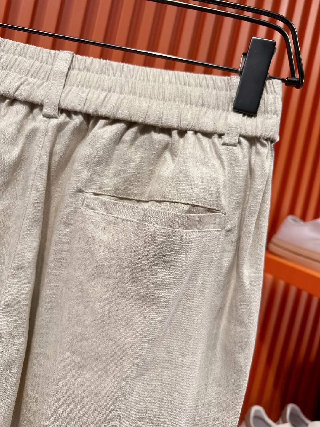 Linen and Tencel Blend Shirt and Trousers Set D41021015 — view 23