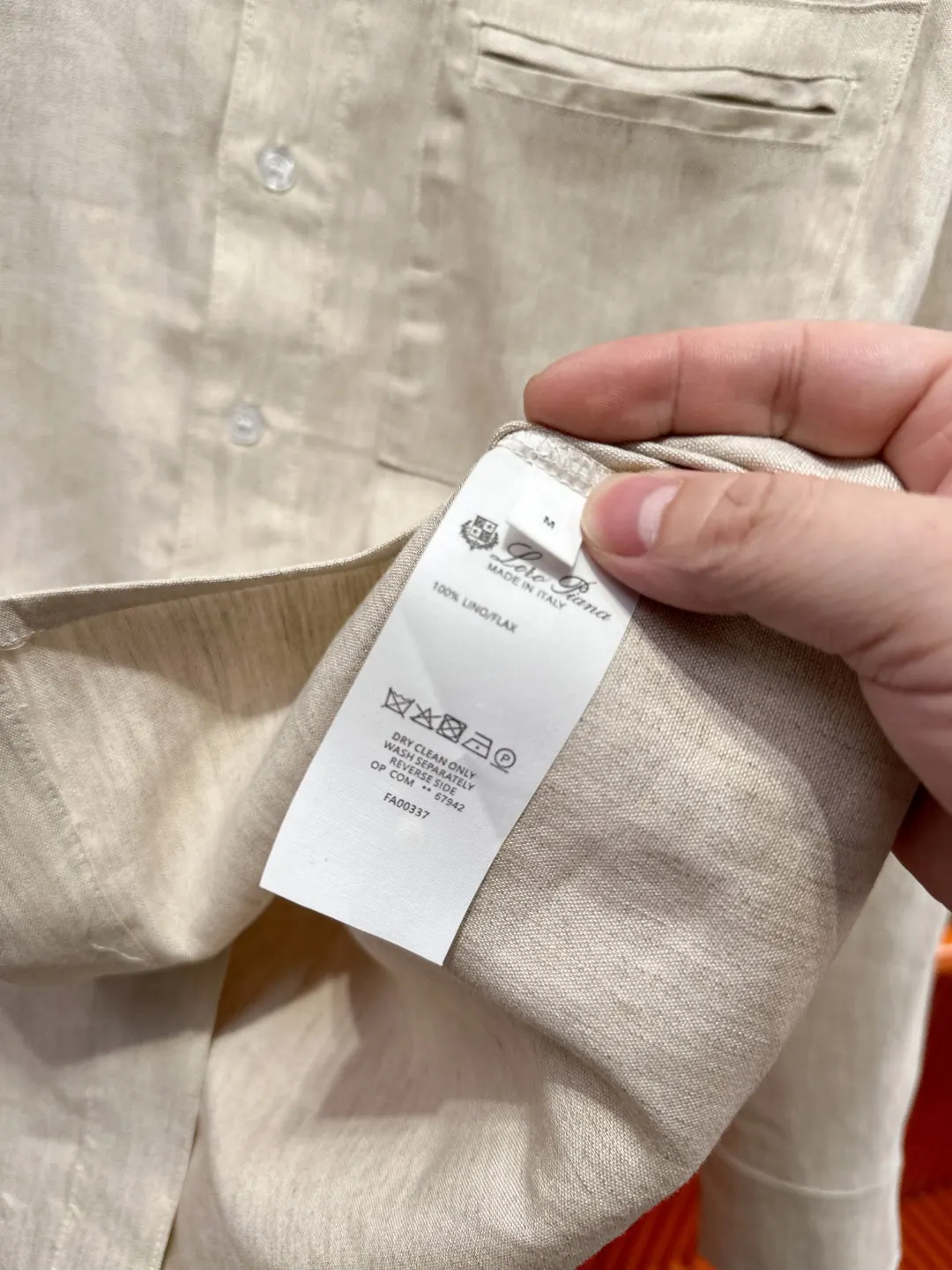 Linen and Tencel Blend Shirt and Trousers Set D41021015 — view 24