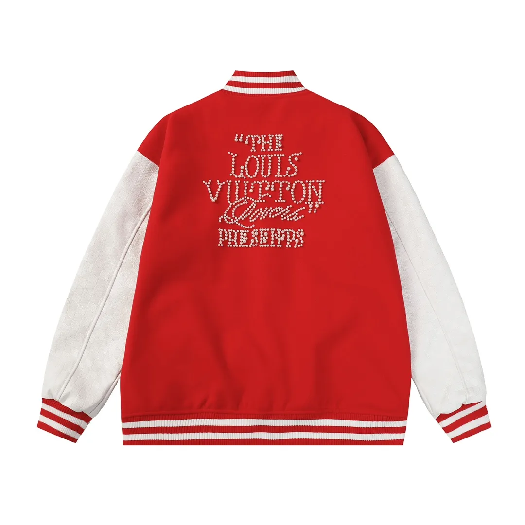 Embellished Damier Sleeve Varsity Jacket D27023471 — view 9