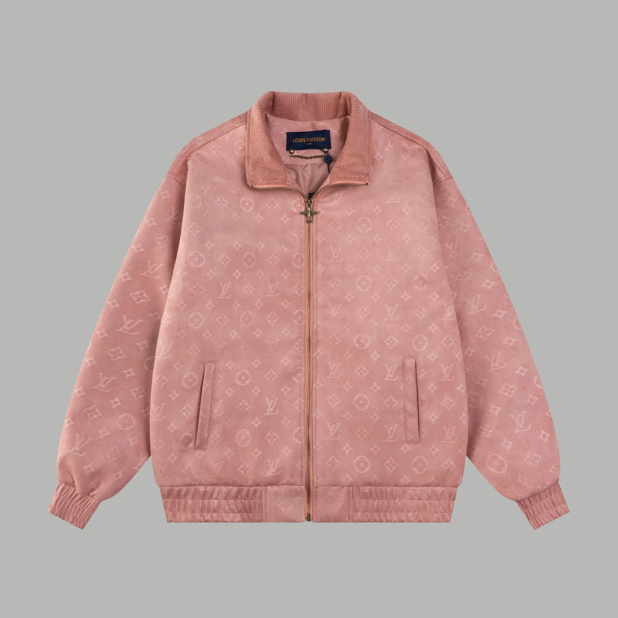 Monogram Embossed Suede Bomber Jacket D27023483