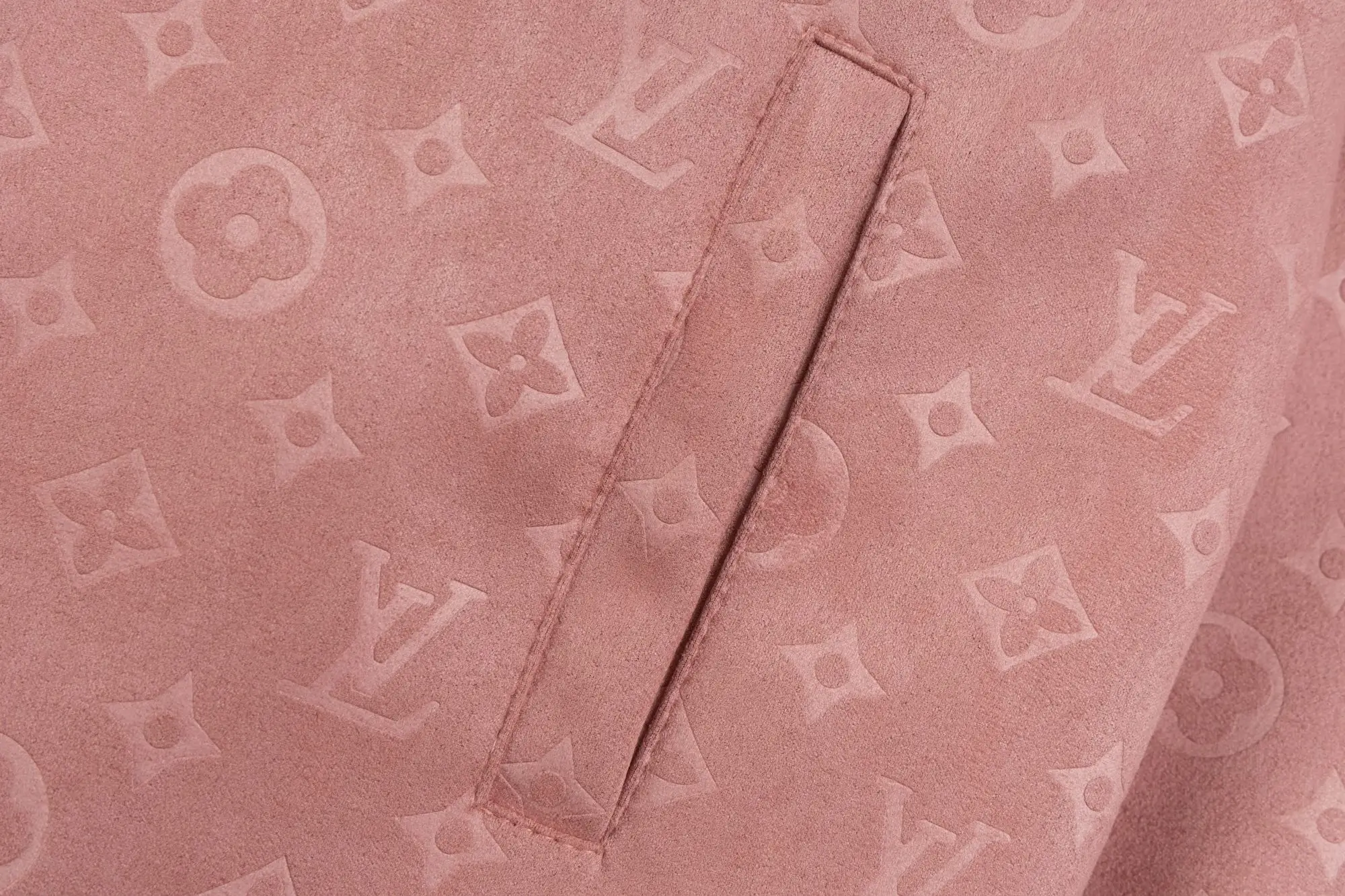 Monogram Embossed Suede Bomber Jacket D27023483 — view 5