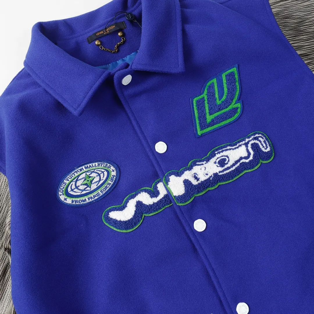 Embroidered Varsity Bomber Jacket D27023470 — view 3