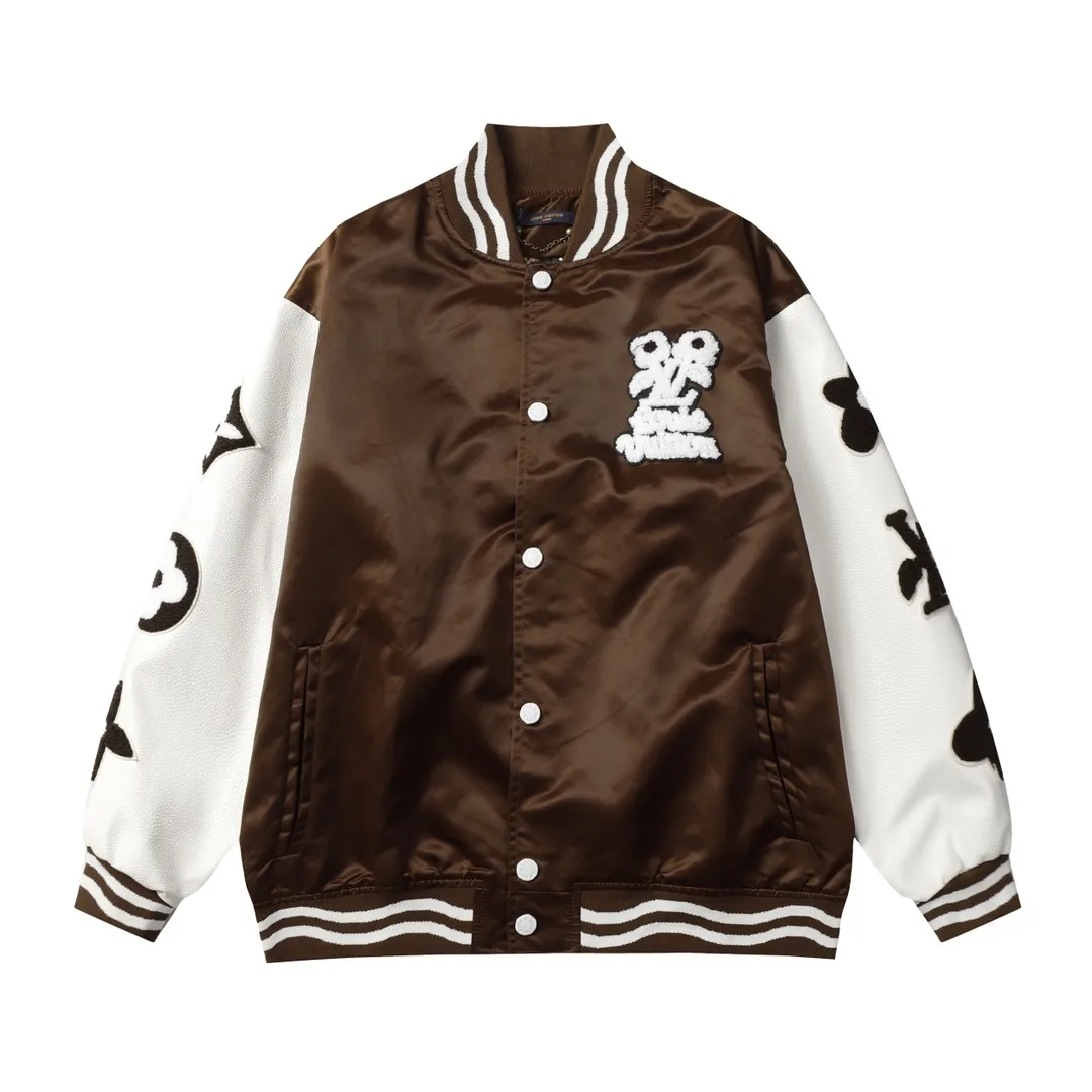 Embroidered Varsity Bomber Jacket D25523474