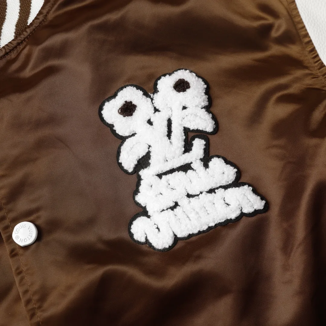 Embroidered Varsity Bomber Jacket D25523474 — view 3
