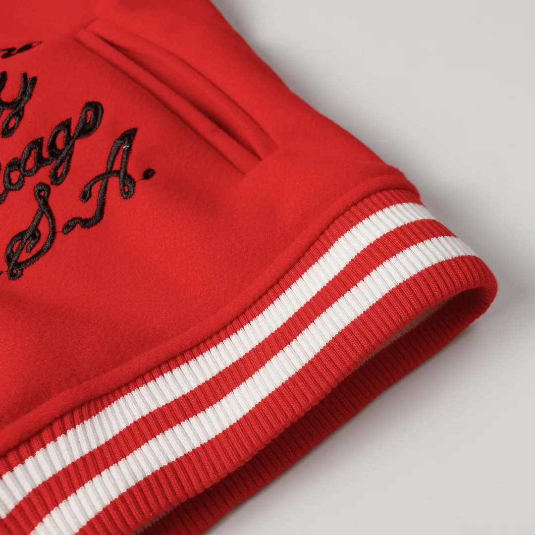 Off-White x NBA Chicago Bulls Varsity Jacket D24523477 — view 6