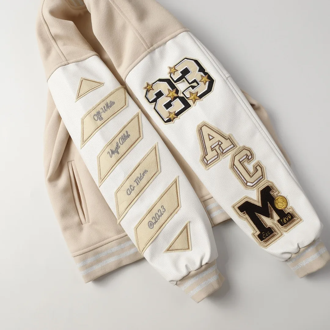 Embroidered Patch Varsity Jacket D25523473 — view 5