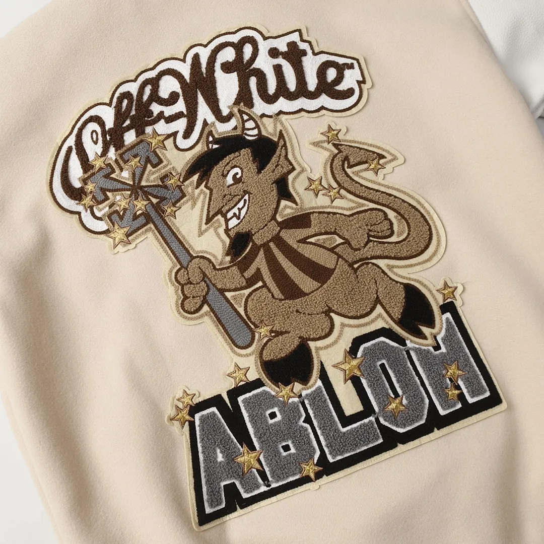 Embroidered Patch Varsity Jacket D25523473 — view 7