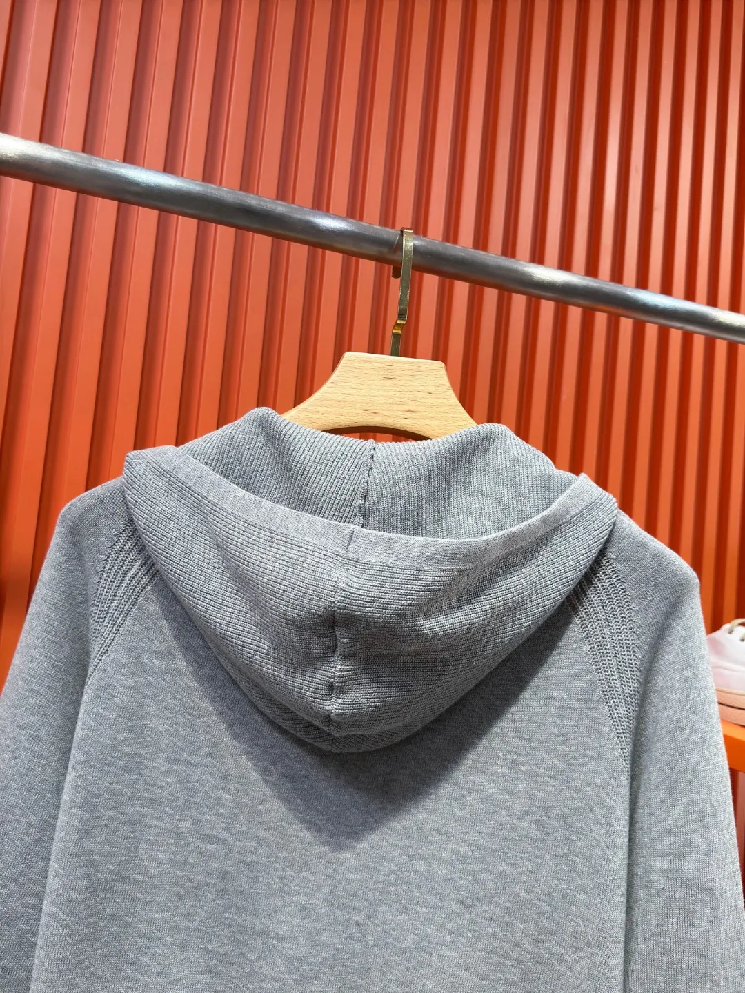 Knit Zip-Up Hooded Cardigan D24521026 — view 10