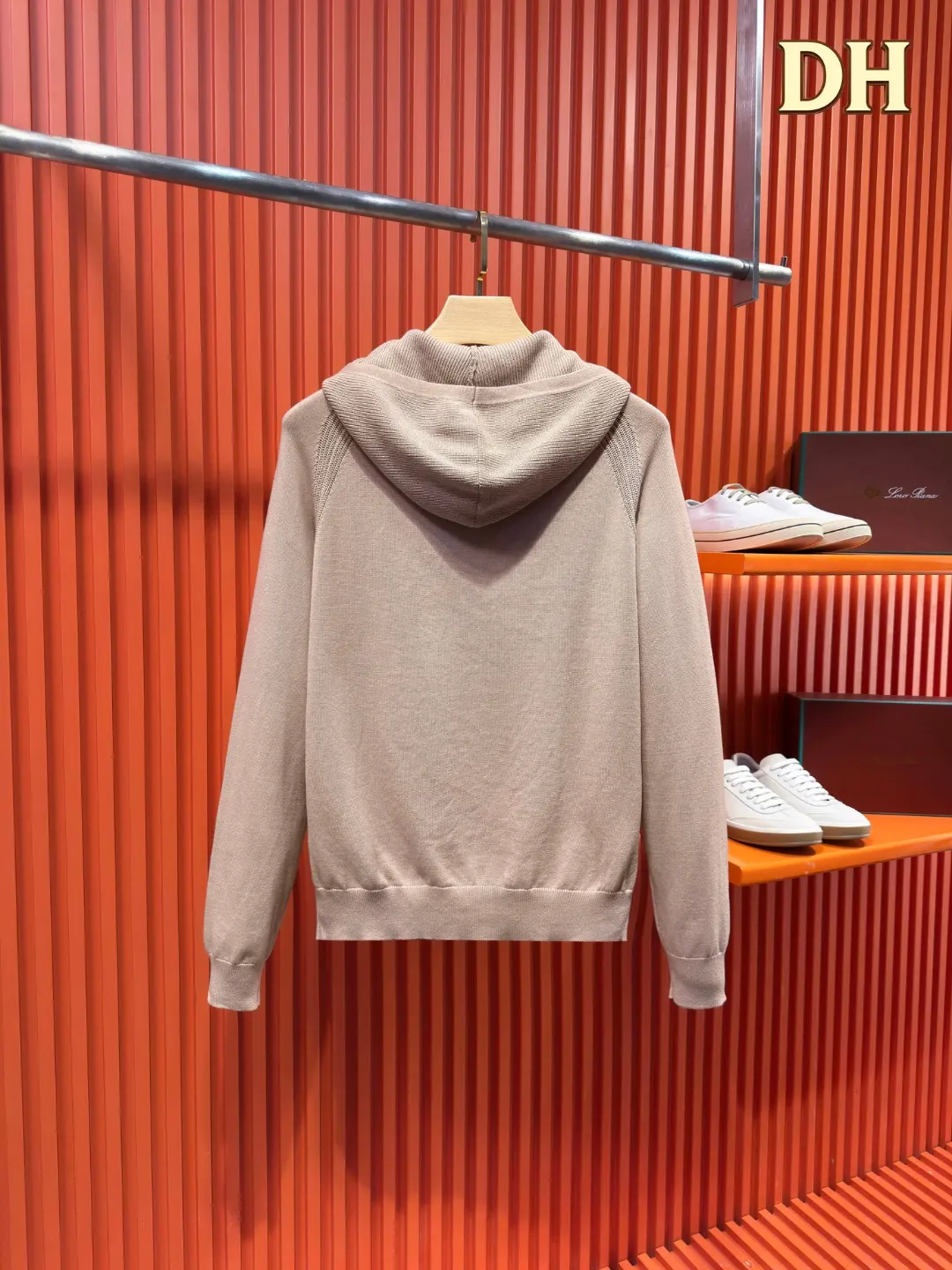 Loro Piana Zip-Up Knit Hoodie D24521025 — view 2