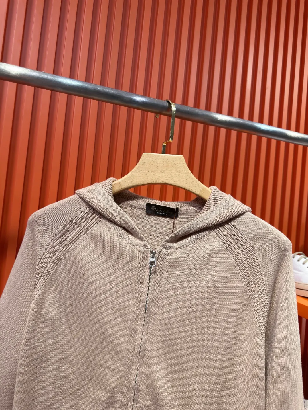 Loro Piana Zip-Up Knit Hoodie D24521025 — view 4