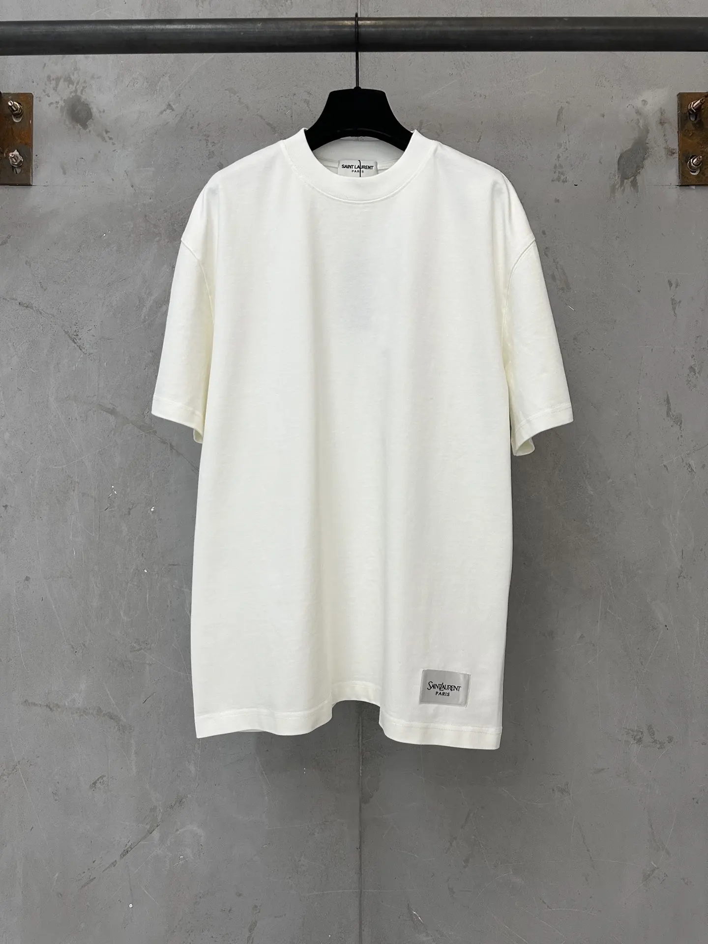Logo-Patch Heavyweight Cotton T-Shirt D17011967