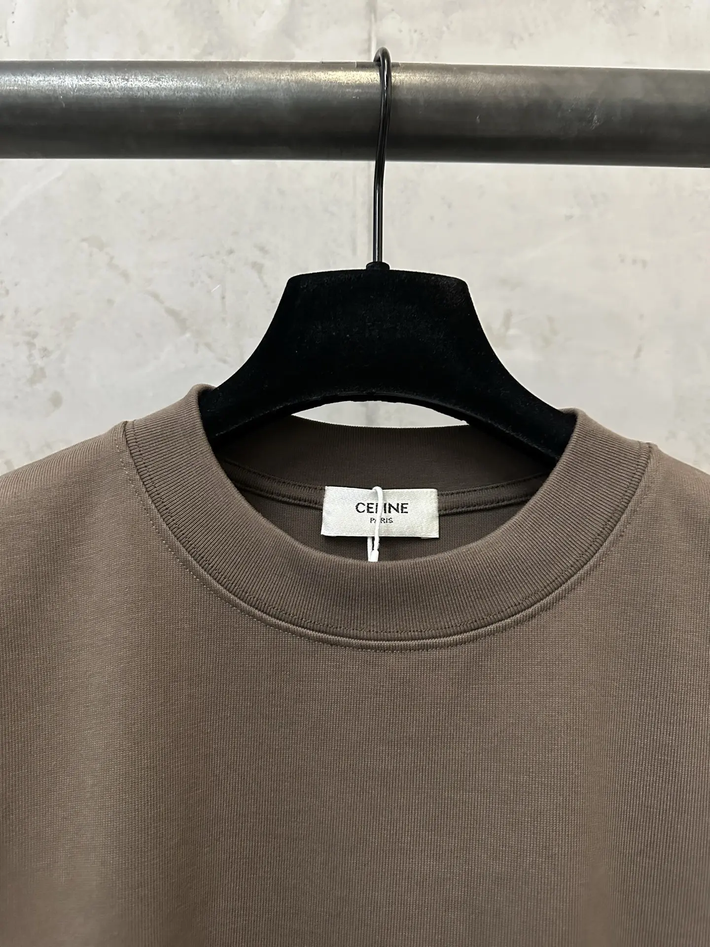 Triomphe Embroidered Heavyweight Cotton T-Shirt D19011594 — view 5
