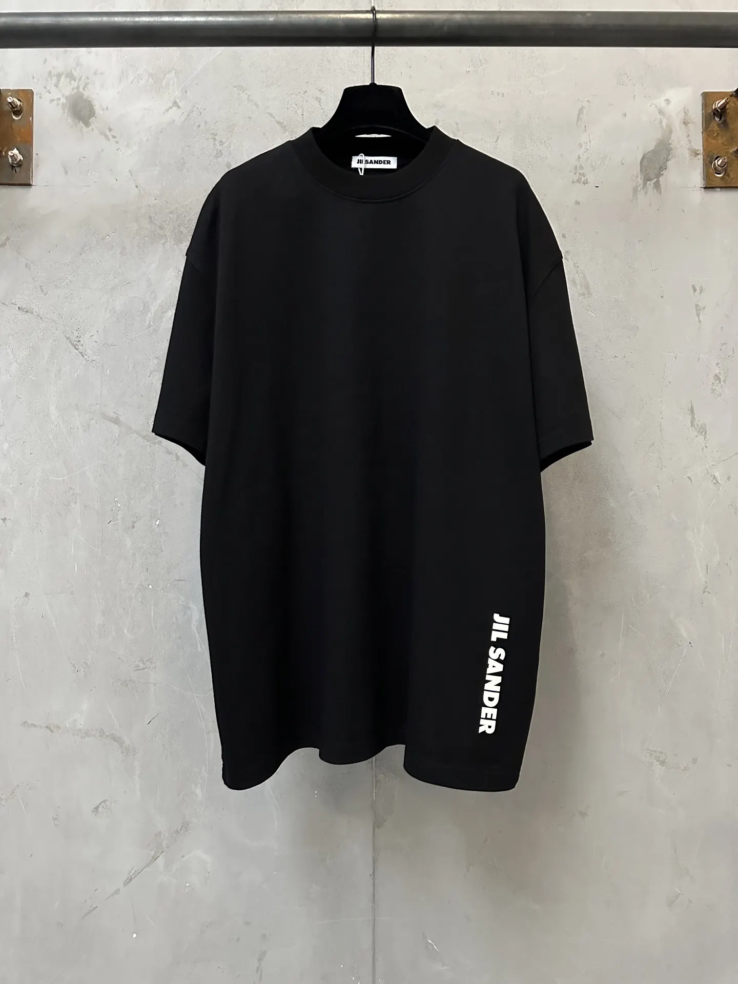 Logo Print Heavyweight Cotton T-Shirt D19011602