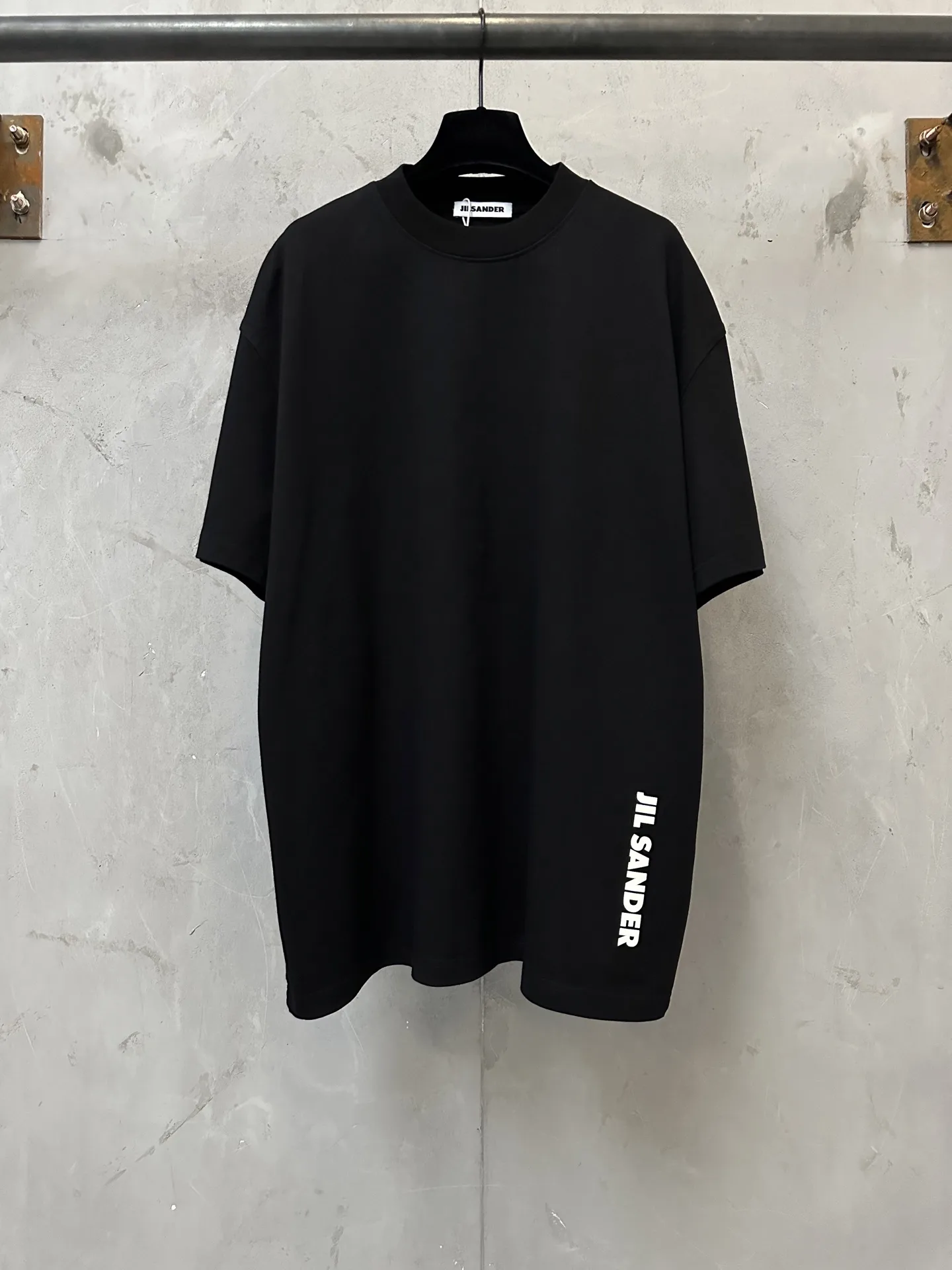Logo Print Heavyweight Cotton T-Shirt D19011602