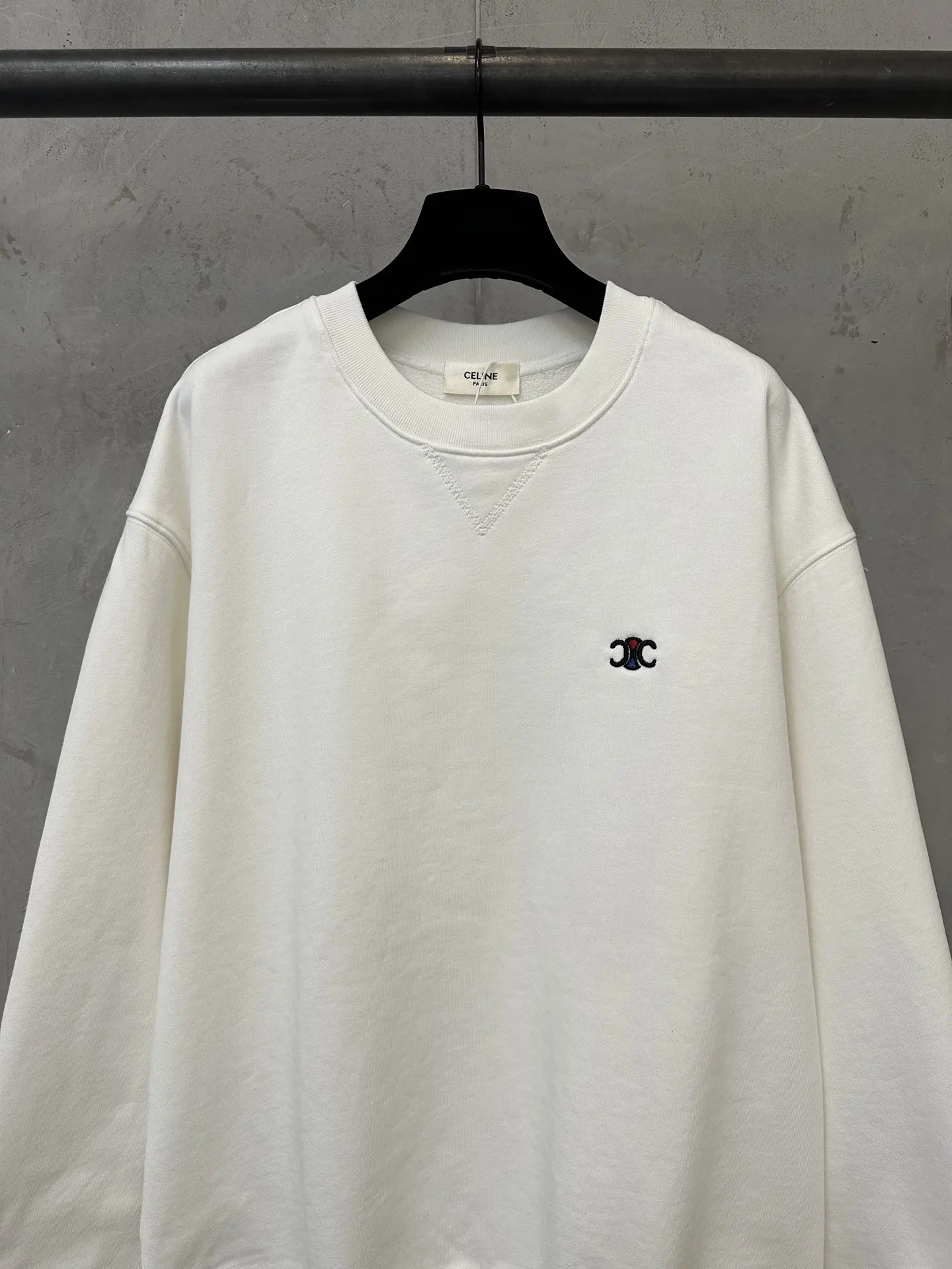 Logo-Embroidered Cotton-Terry Sweatshirt D26023581 — view 3