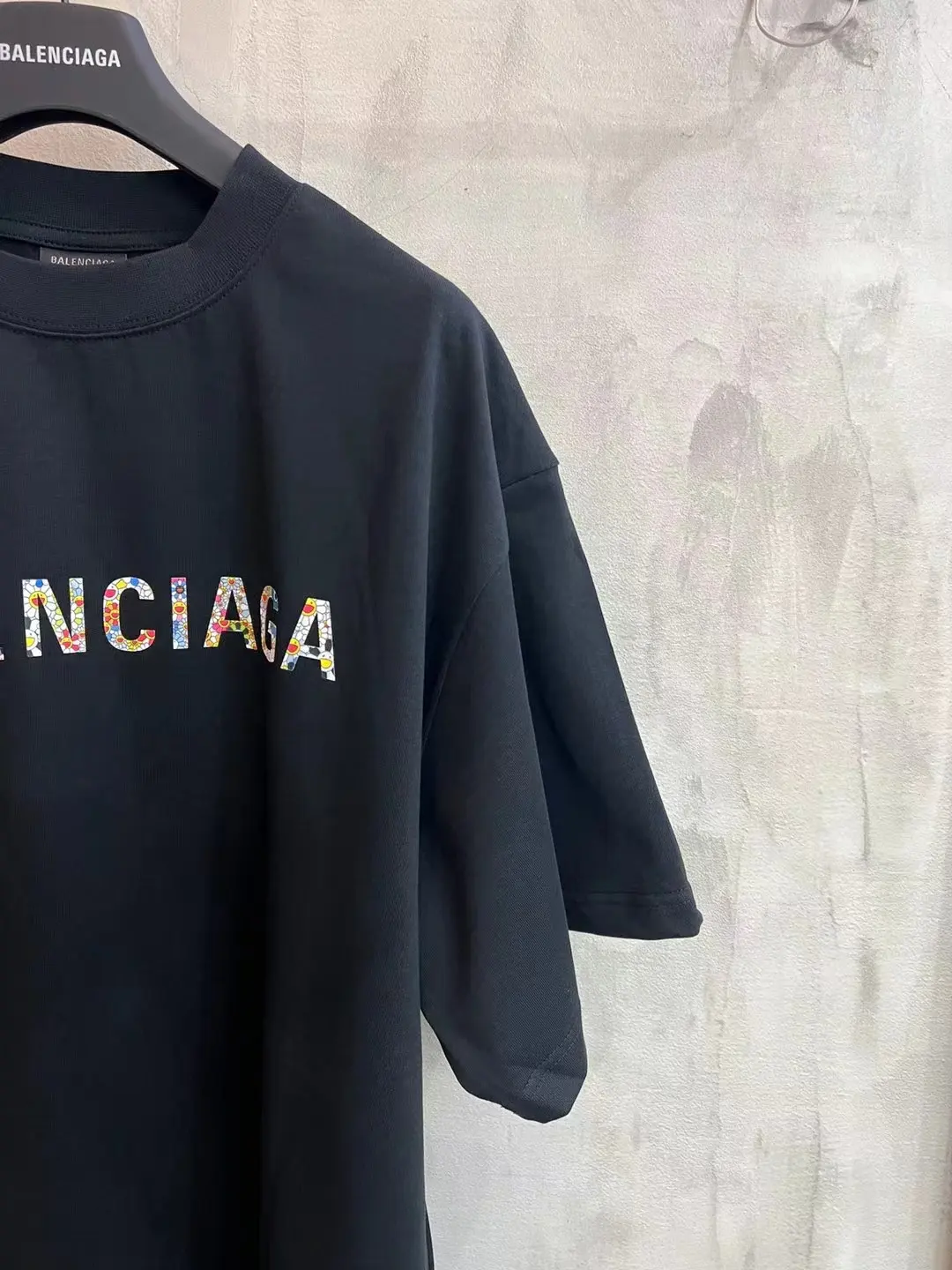 Floral Logo Print Oversized T-Shirt D11519941 — view 8