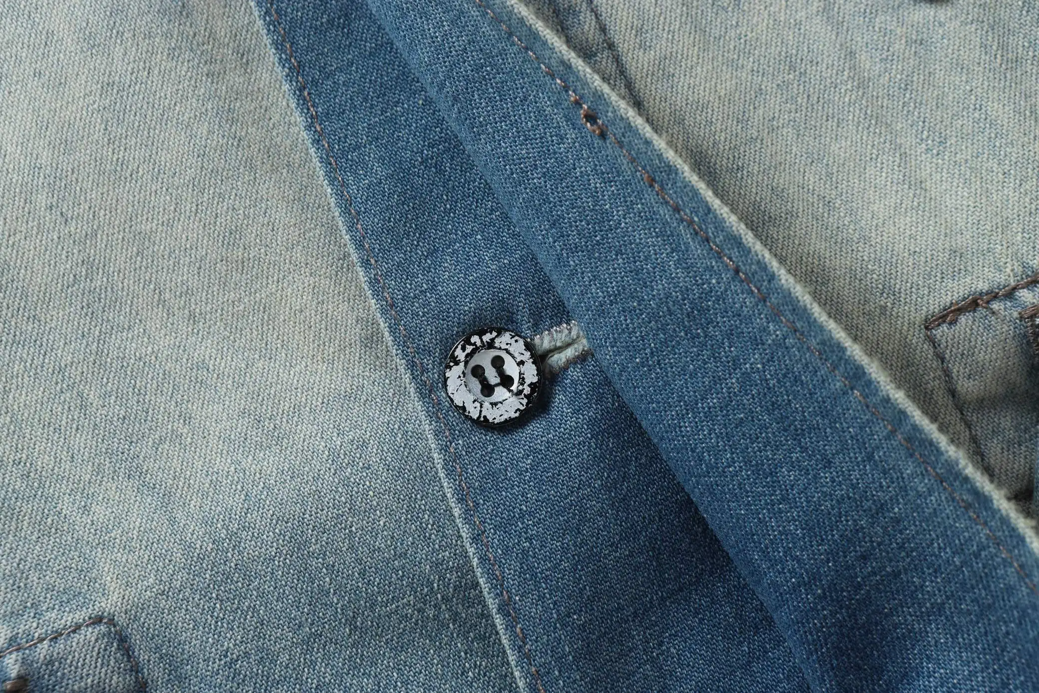 Mud-Dyed Distressed Denim Jacket D17021851 — view 16
