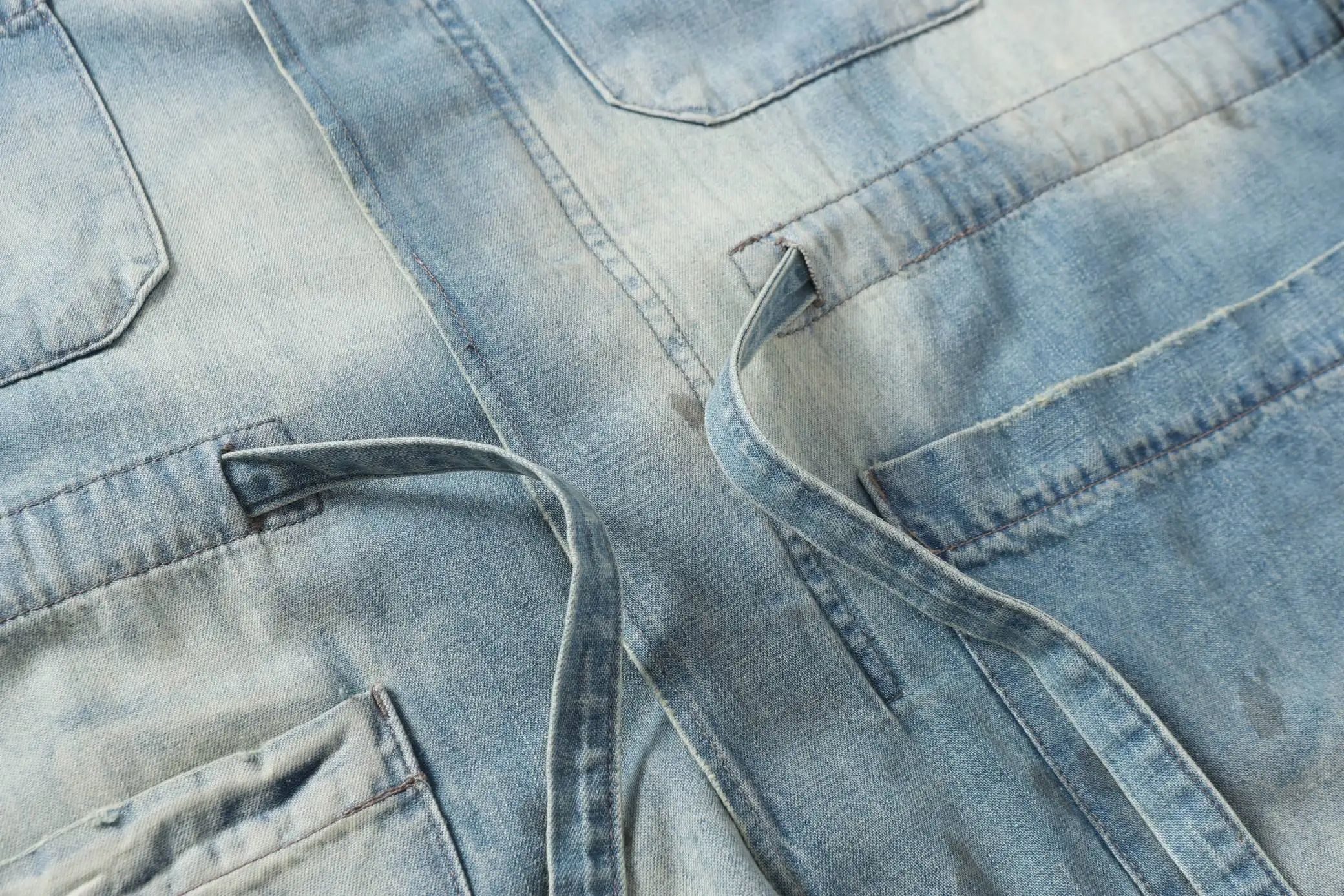 Mud-Dyed Distressed Denim Jacket D17021851 — view 17