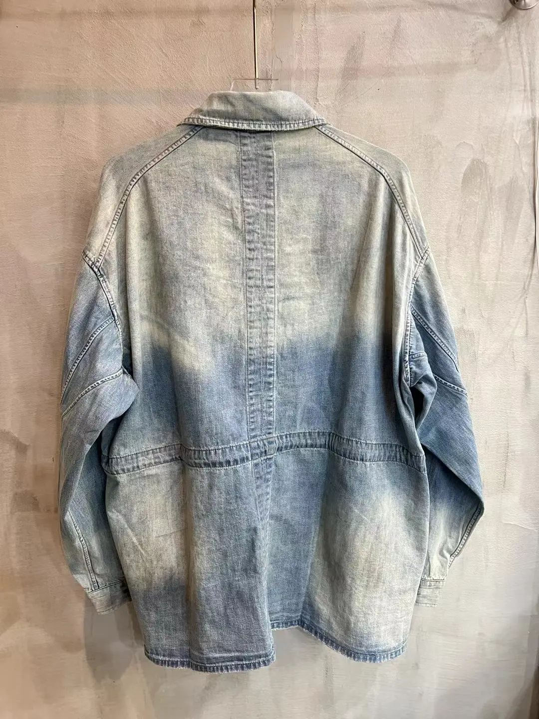 Mud-Dyed Distressed Denim Jacket D17021851 — view 20