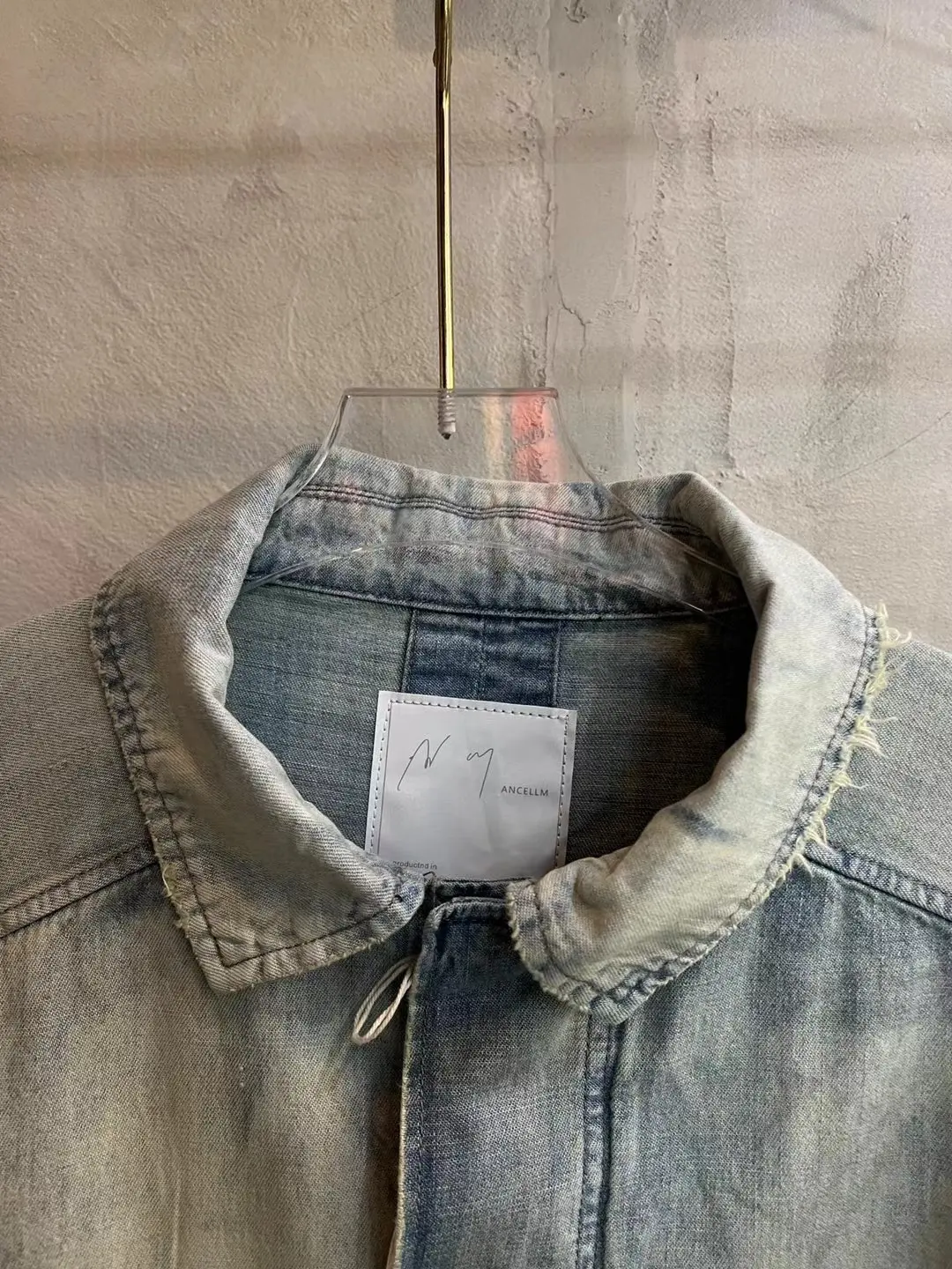 Mud-Dyed Distressed Denim Jacket D17021851 — view 21