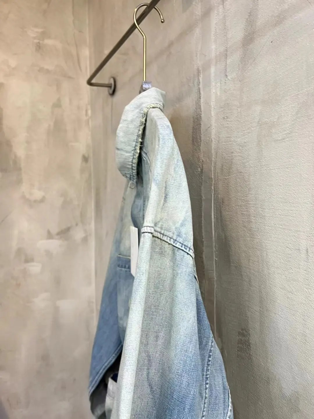 Mud-Dyed Distressed Denim Jacket D17021851 — view 22