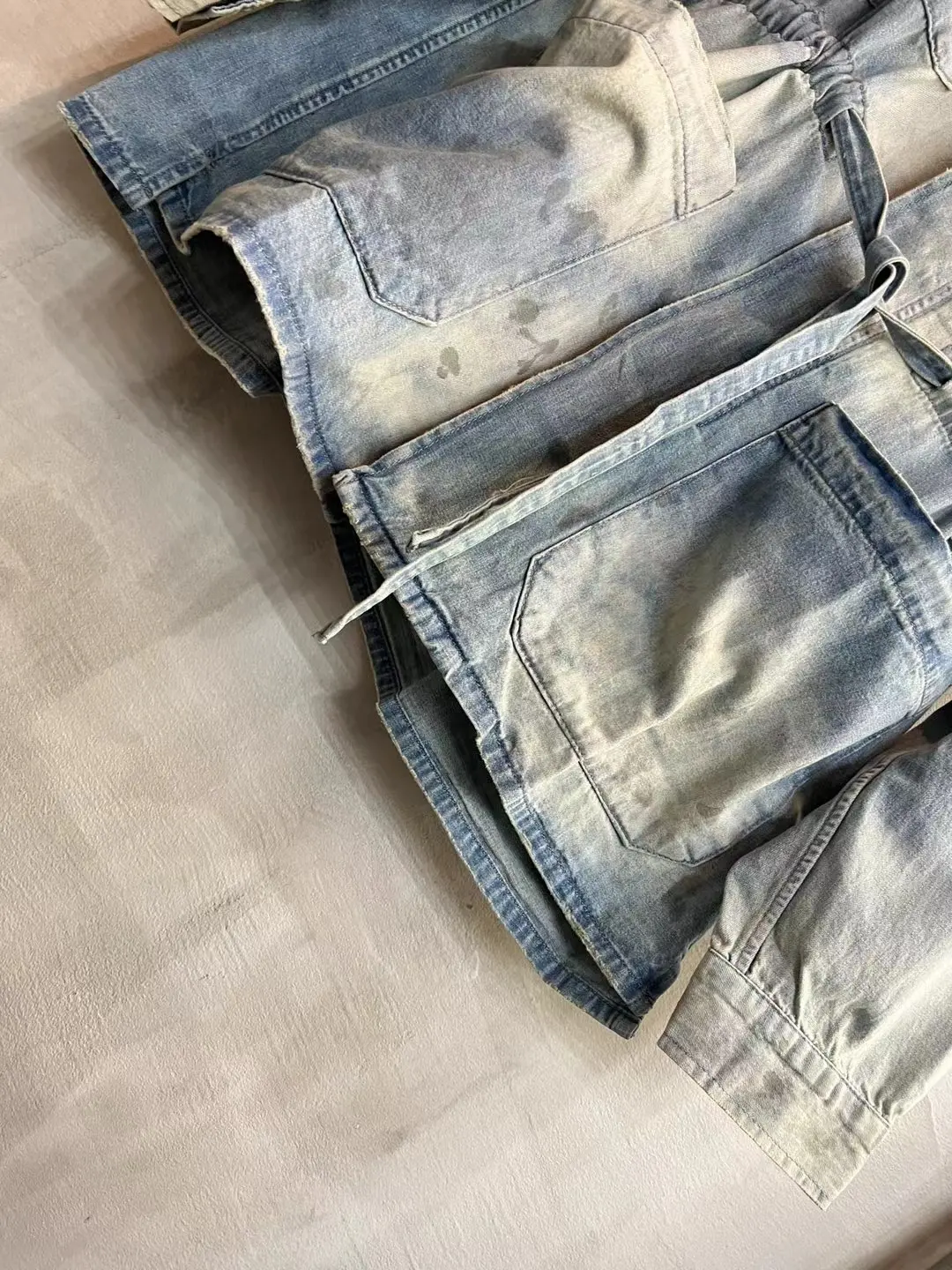 Mud-Dyed Distressed Denim Jacket D17021851 — view 25