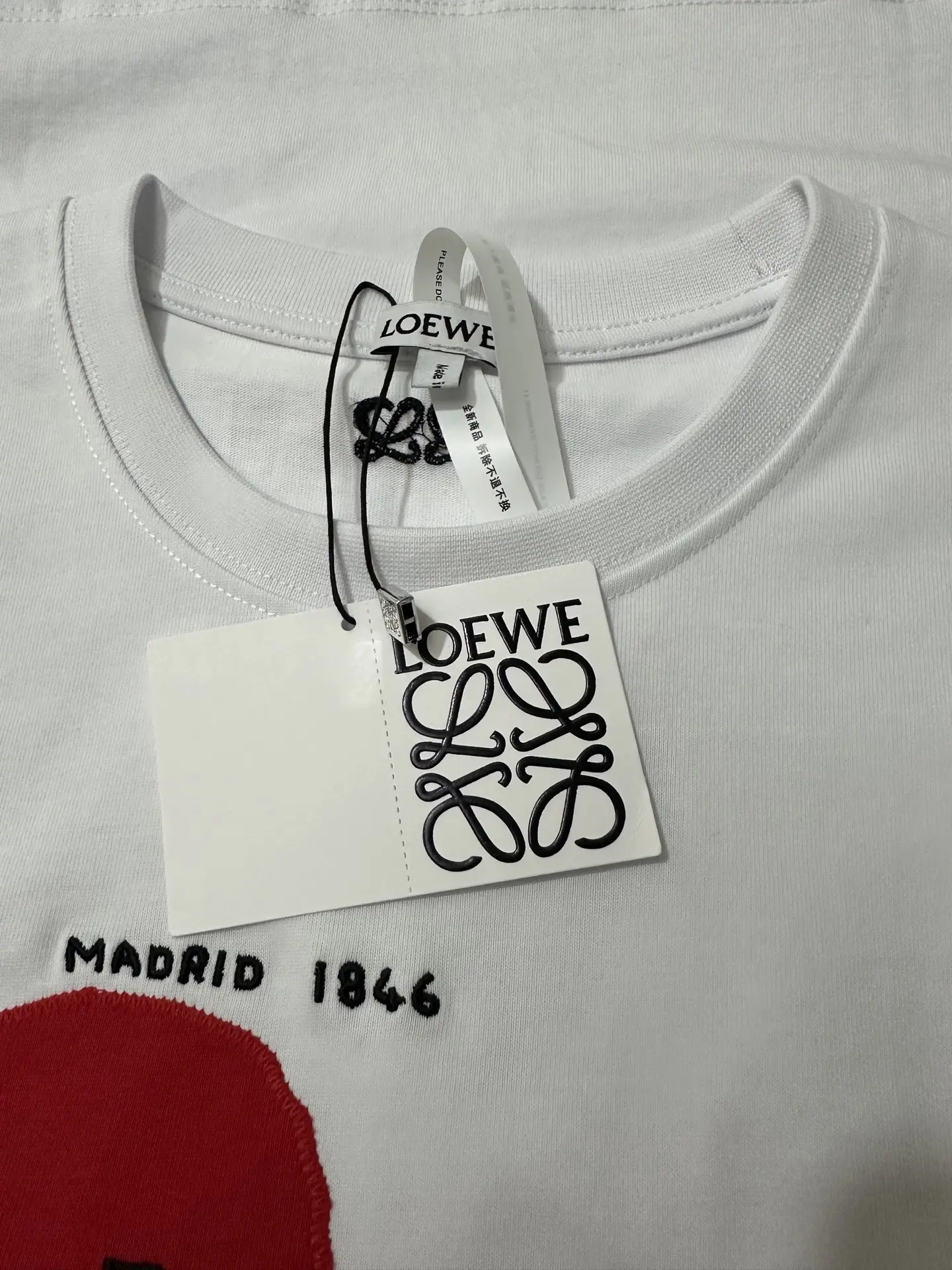 Embroidered Lion Logo Cotton T-Shirt D18018981 — view 6