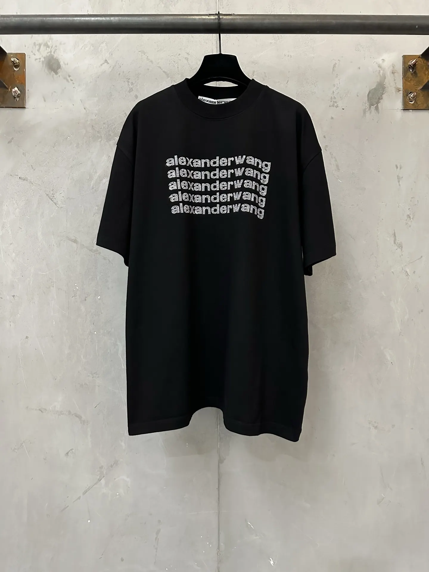 Crystal Logo Heavyweight Cotton T-Shirt D19525061