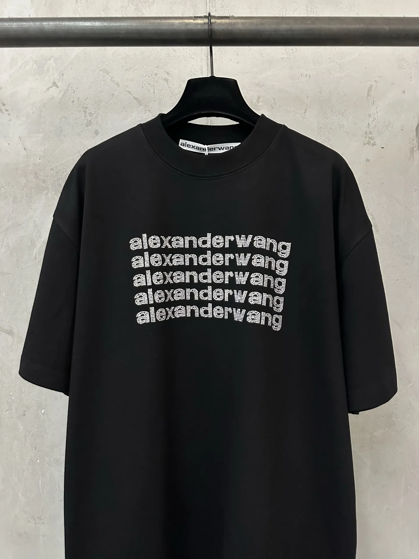 Crystal Logo Heavyweight Cotton T-Shirt D19525061 — view 3