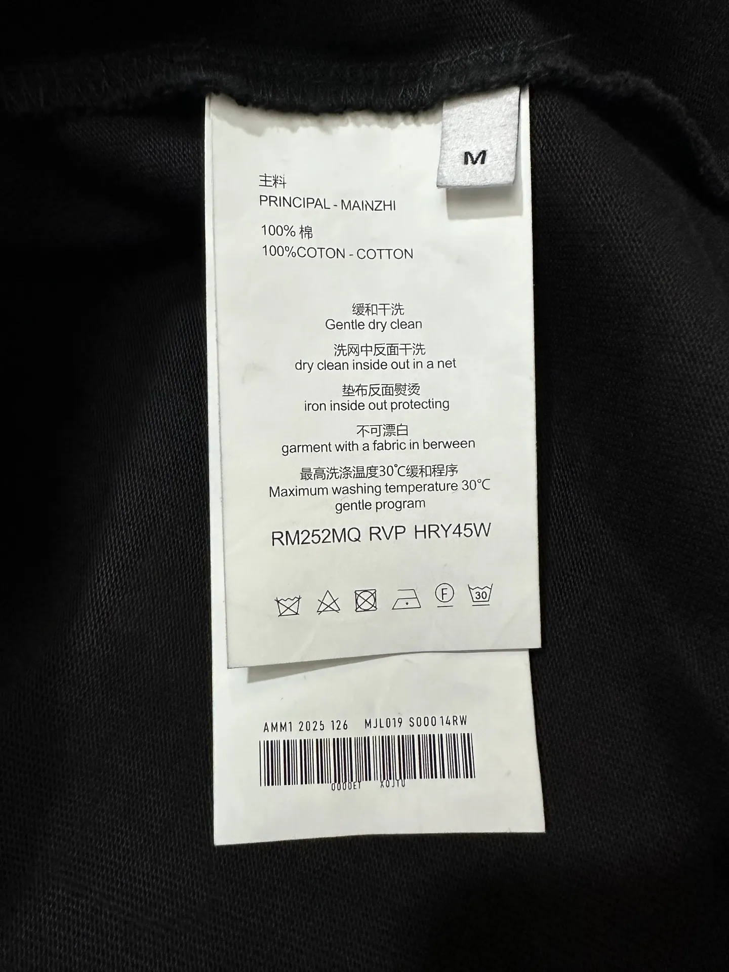 Crystal Logo Heavyweight Cotton T-Shirt D19525061 — view 9