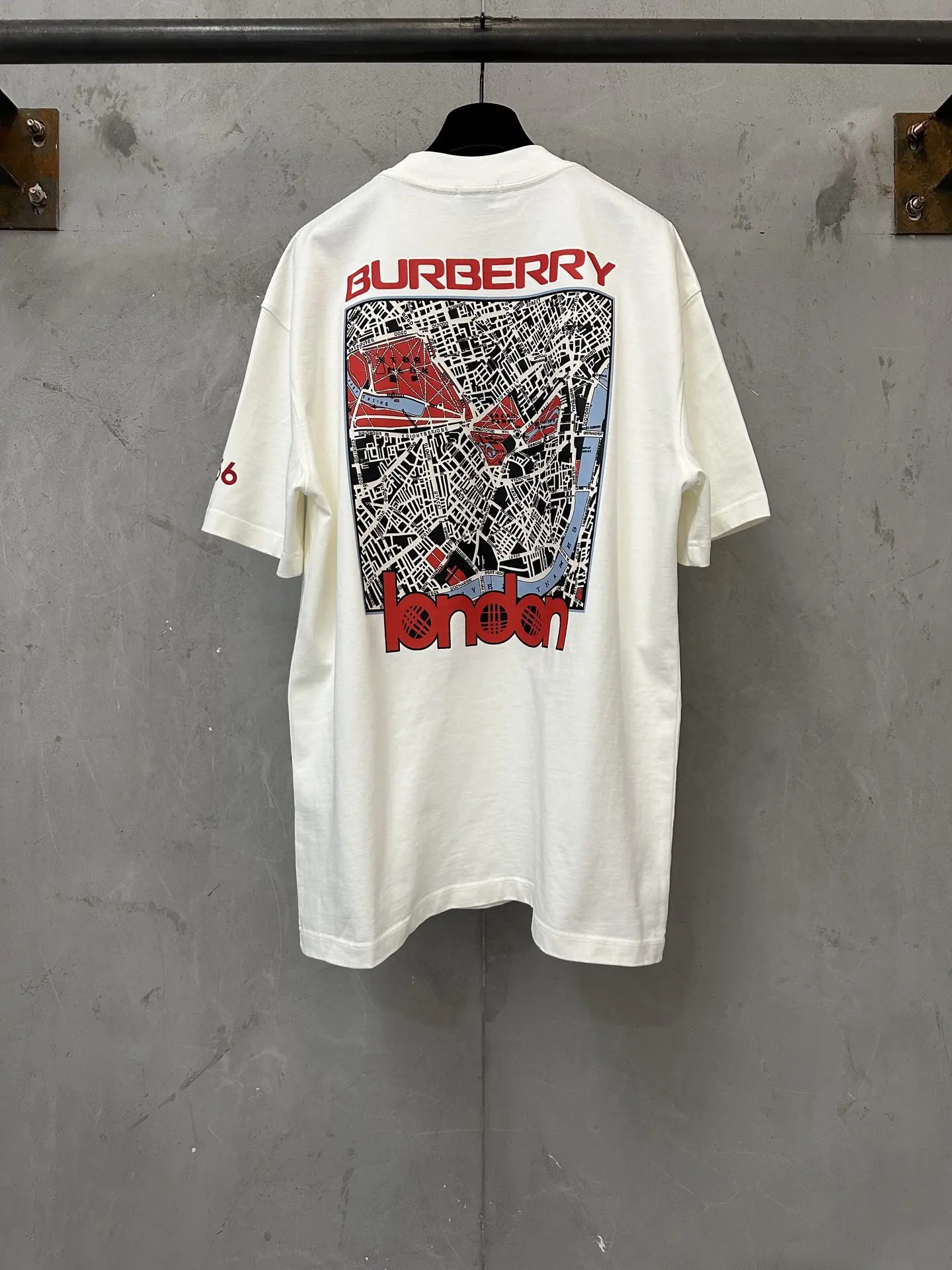 London Map Print Heavyweight Cotton T-Shirt D19525034 — view 2