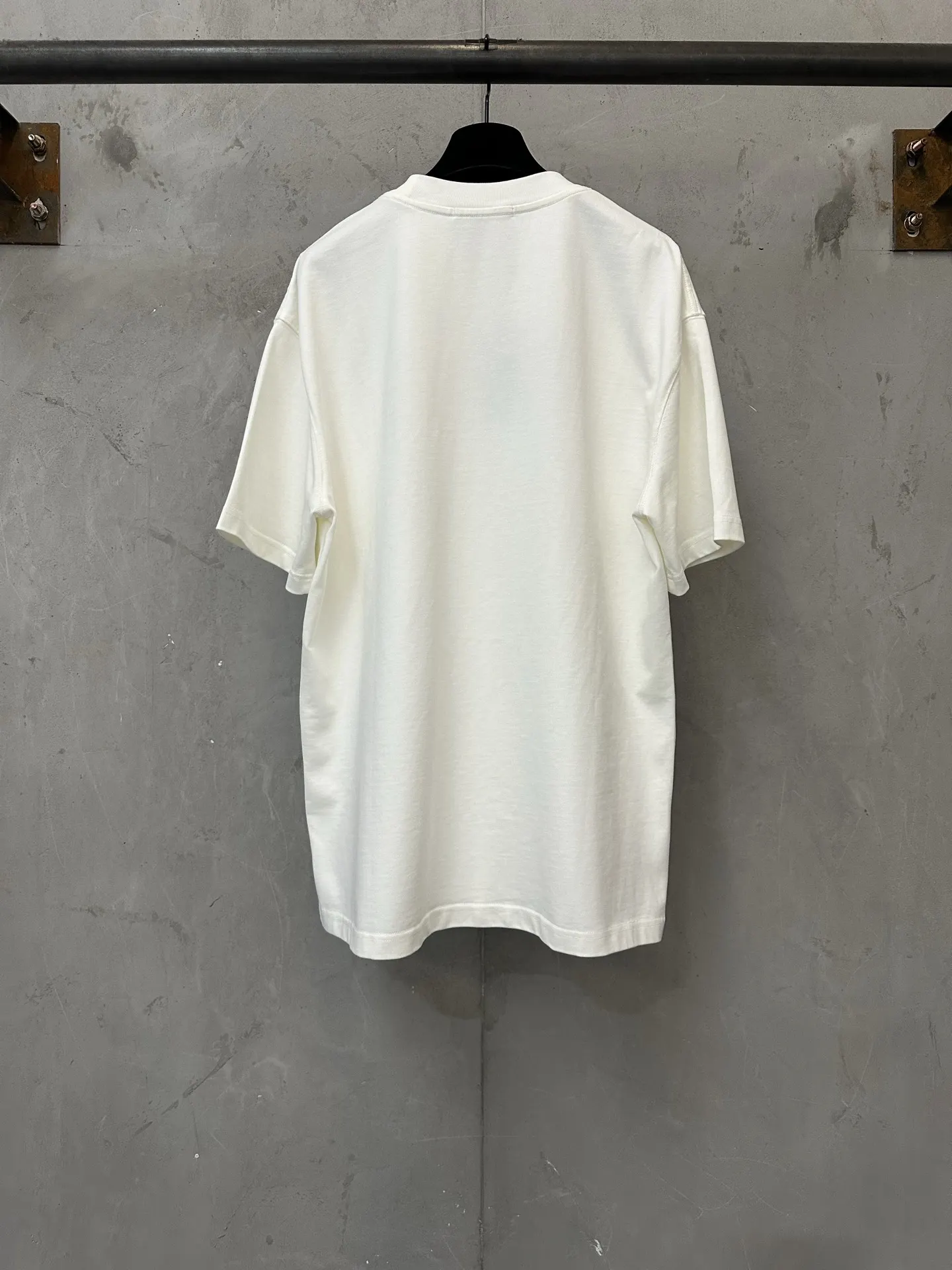 Leather Patch Logo Heavyweight Cotton T-Shirt D21023535 — view 2