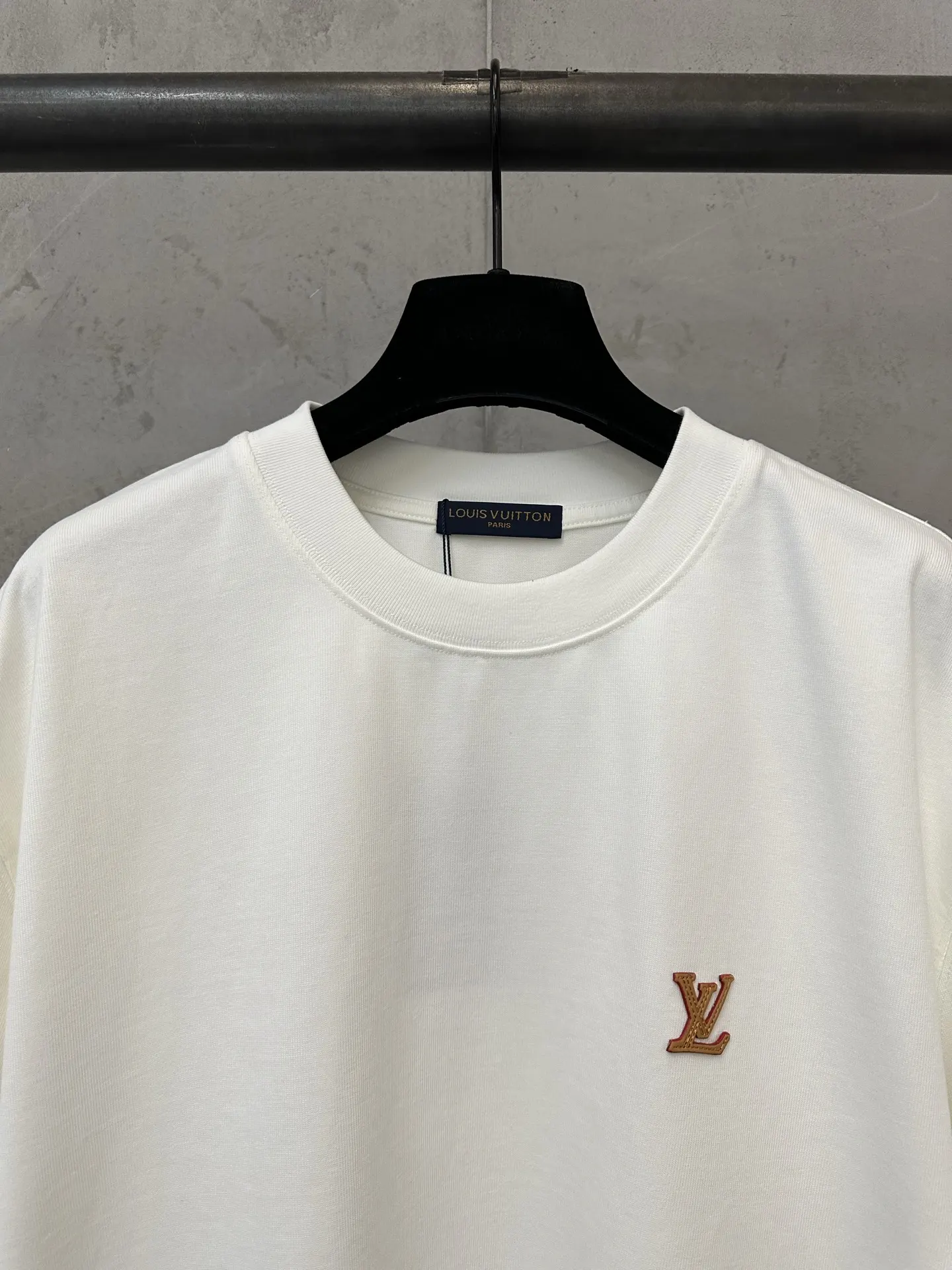 Leather Patch Logo Heavyweight Cotton T-Shirt D21023535 — view 5