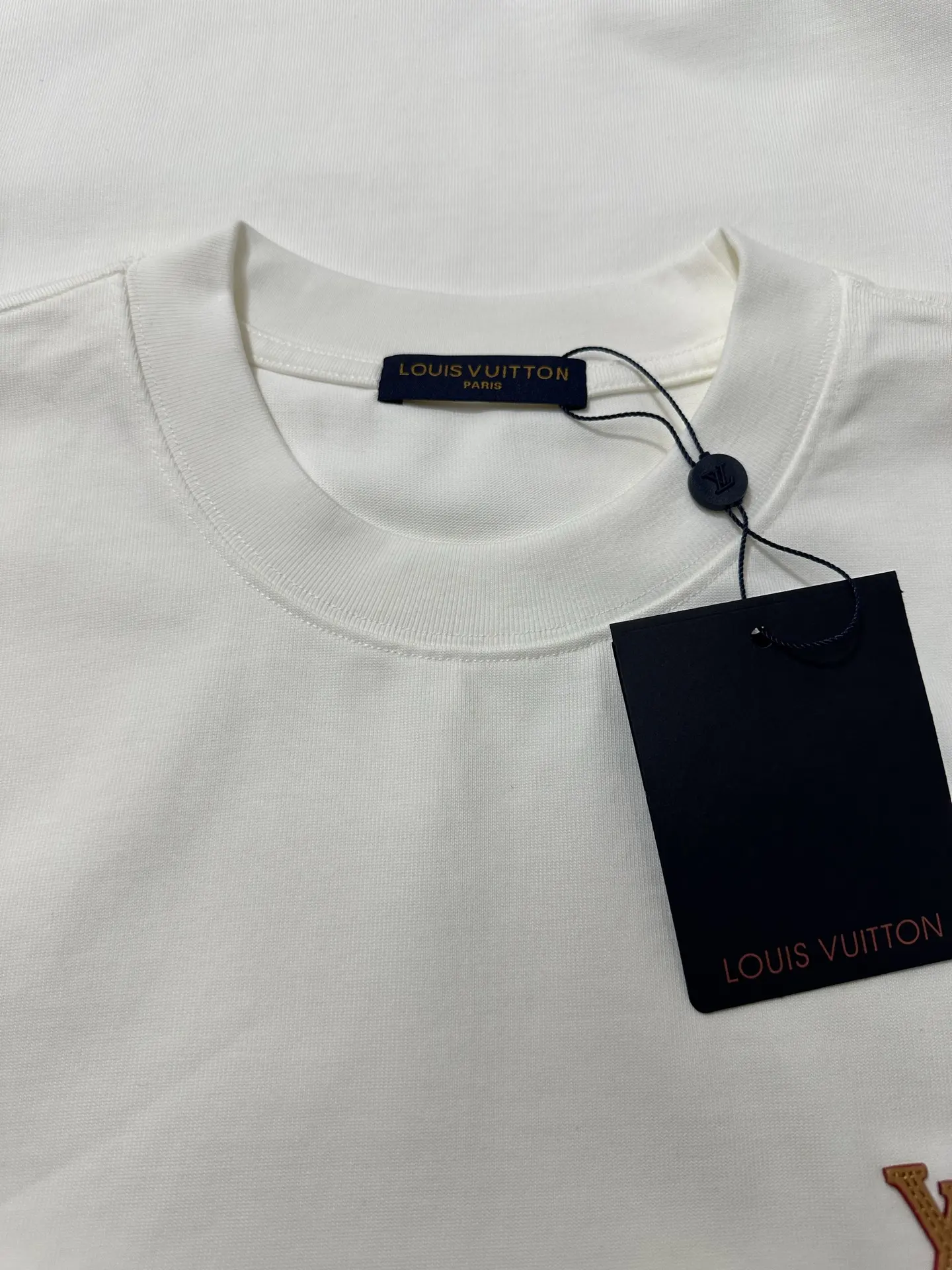 Leather Patch Logo Heavyweight Cotton T-Shirt D21023535 — view 6