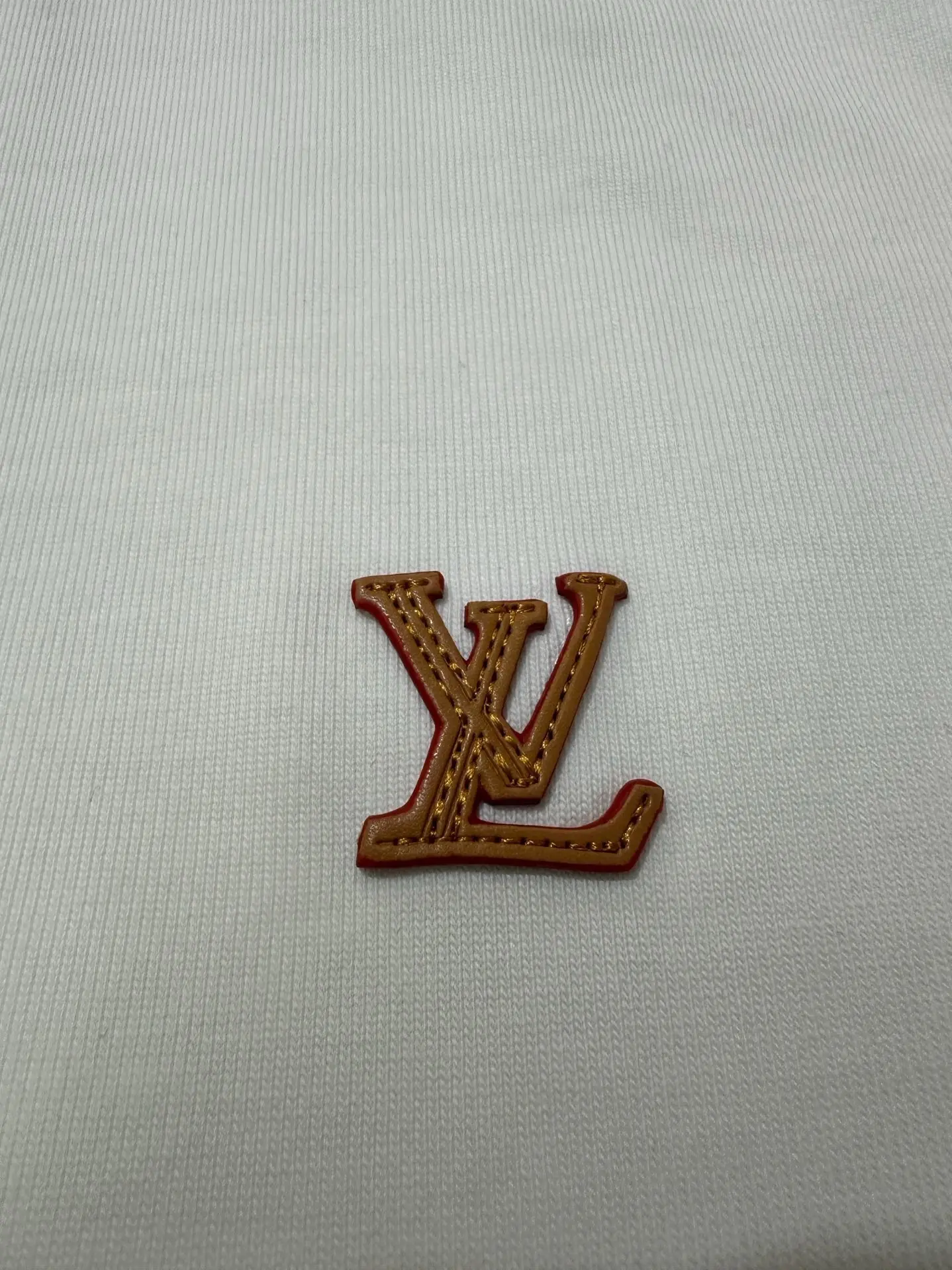 Leather Patch Logo Heavyweight Cotton T-Shirt D21023535 — view 7