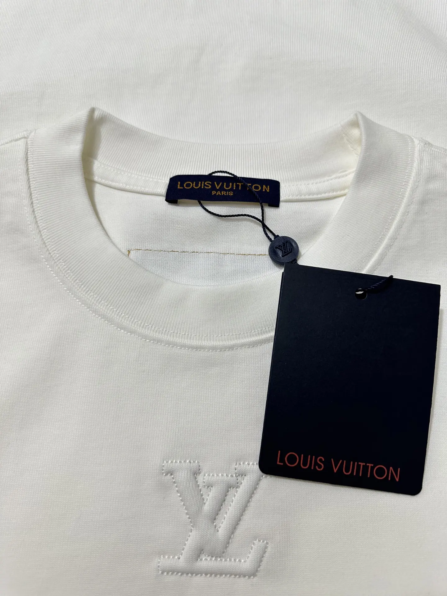 Embossed Logo Heavyweight Cotton T-Shirt D21021784 — view 6