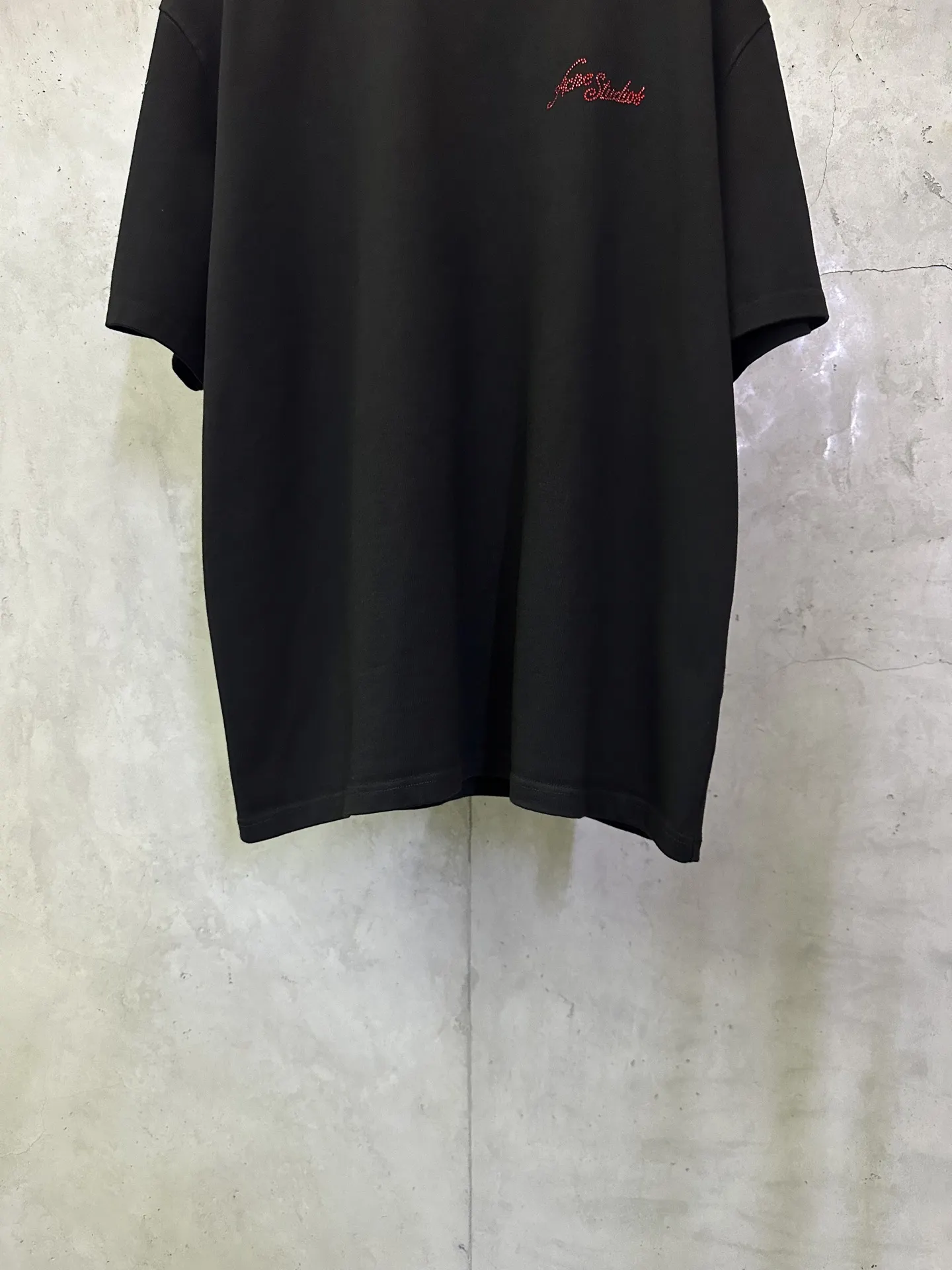 Rhinestone Logo Heavyweight Cotton T-Shirt D22015715 — view 4