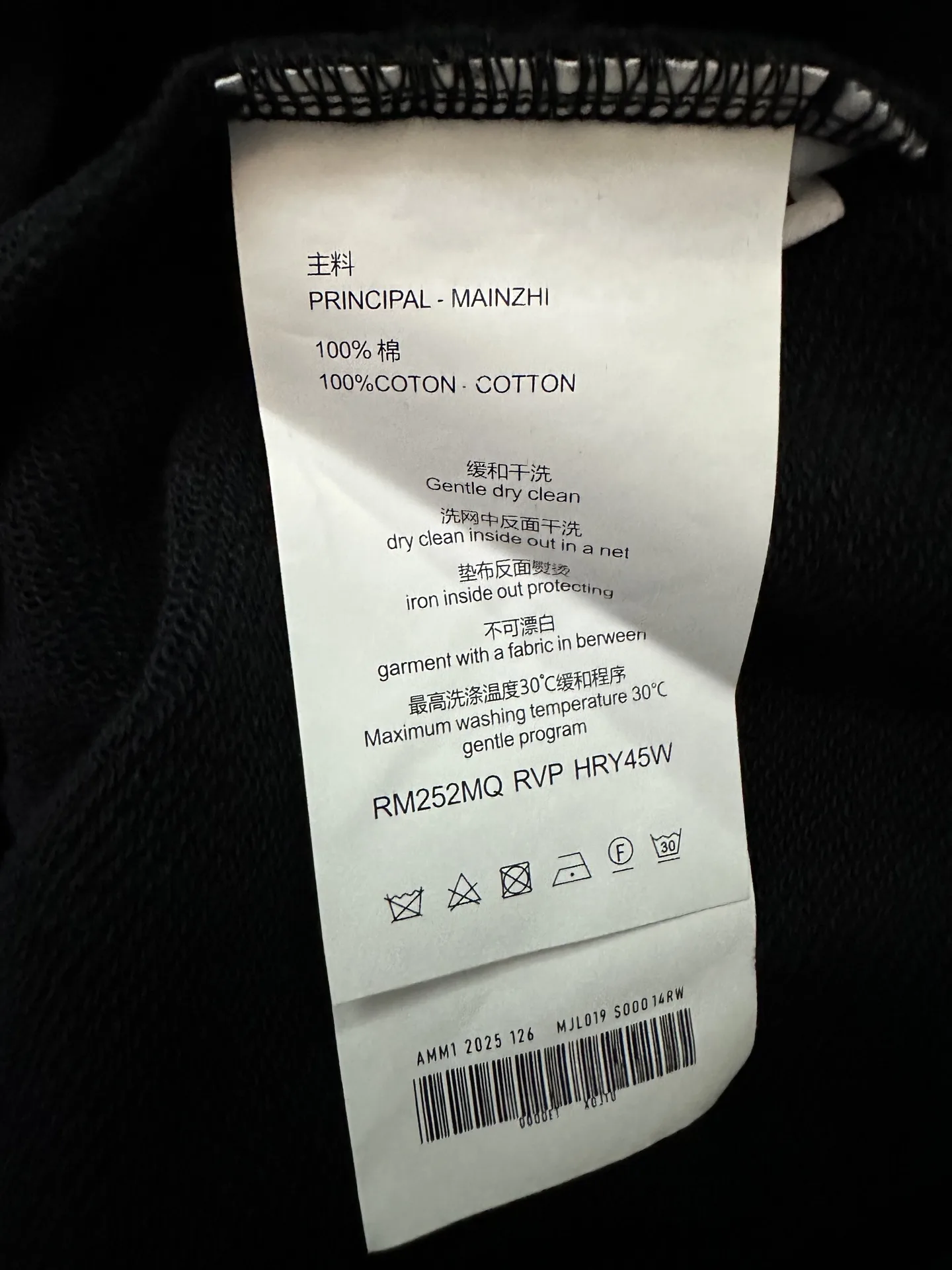 Logo Print Heavyweight Cotton Sweatshirt D25024403 — view 9
