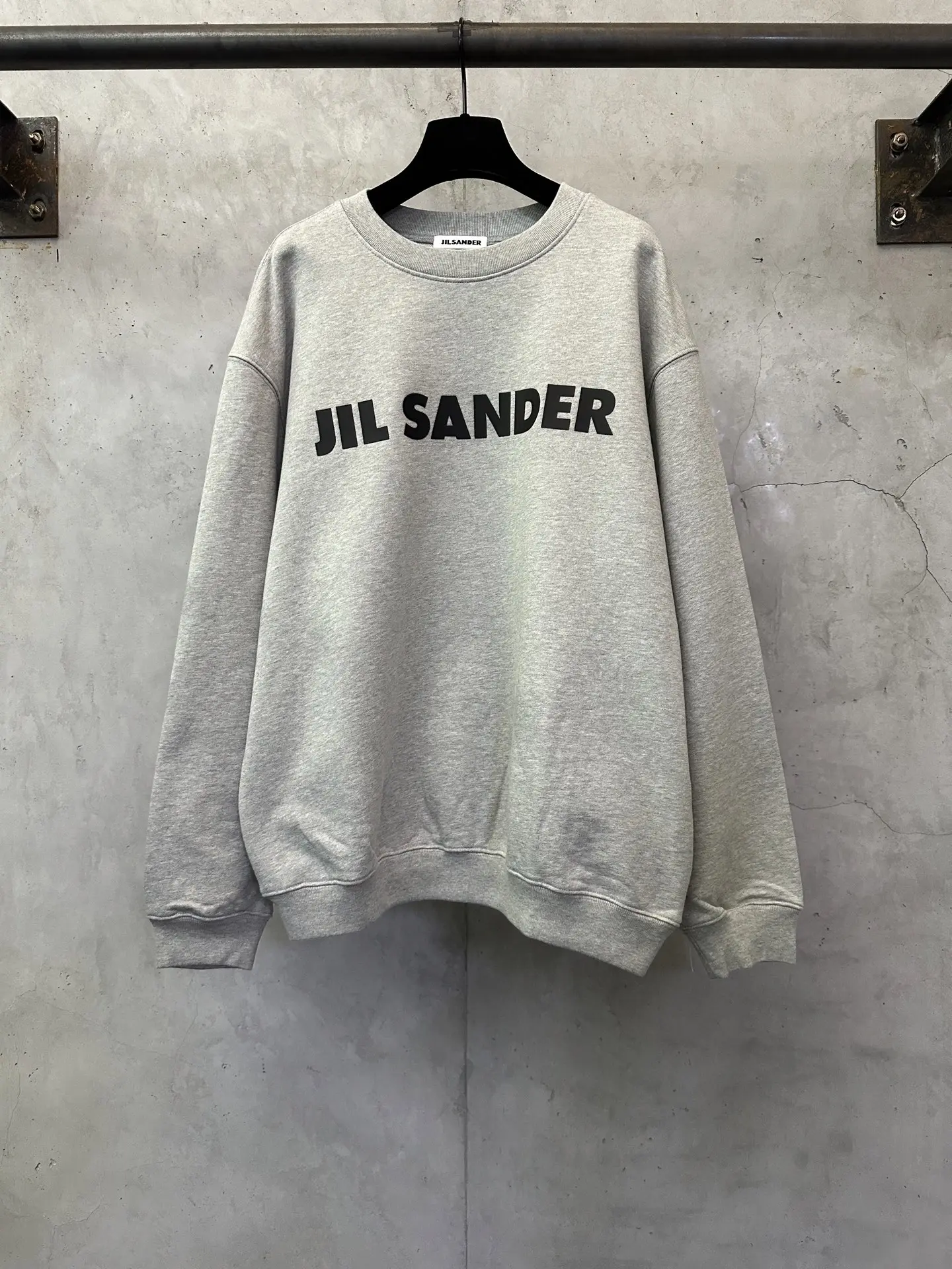 Logo Print Heavyweight Cotton Sweatshirt D25024404